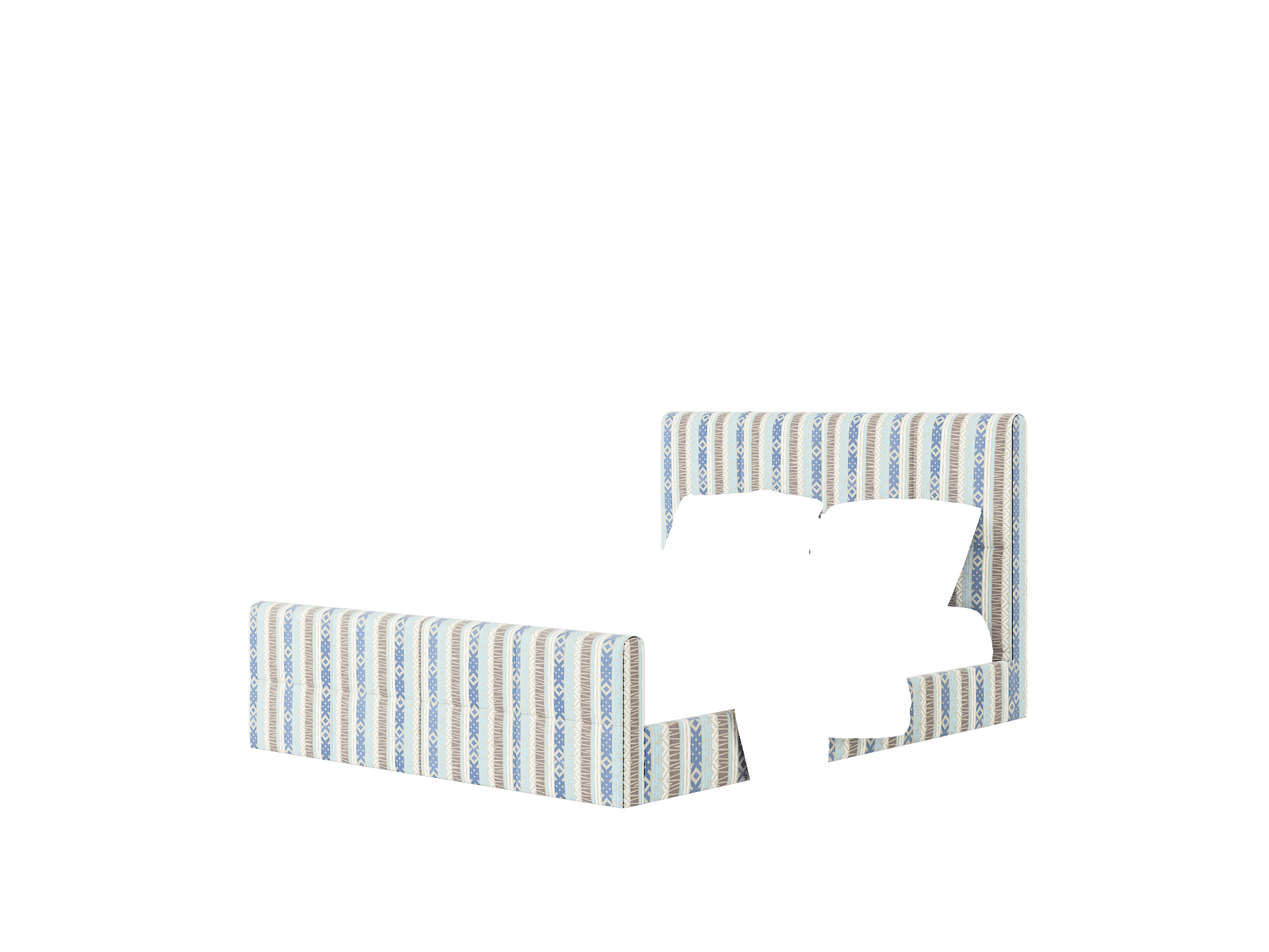 Biagio Bodhi Indigo Bed Queen Room Texture