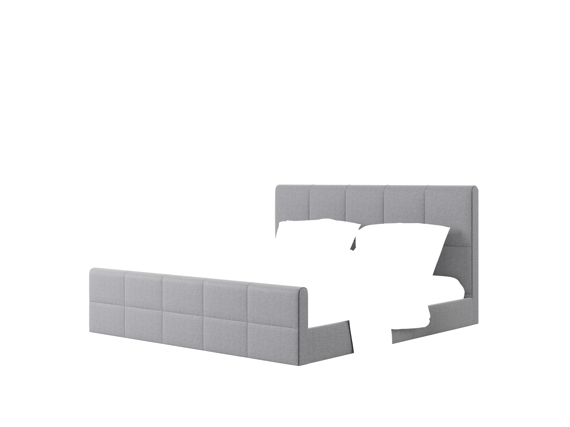 Biagio Notion Graphite Bed King Room Texture