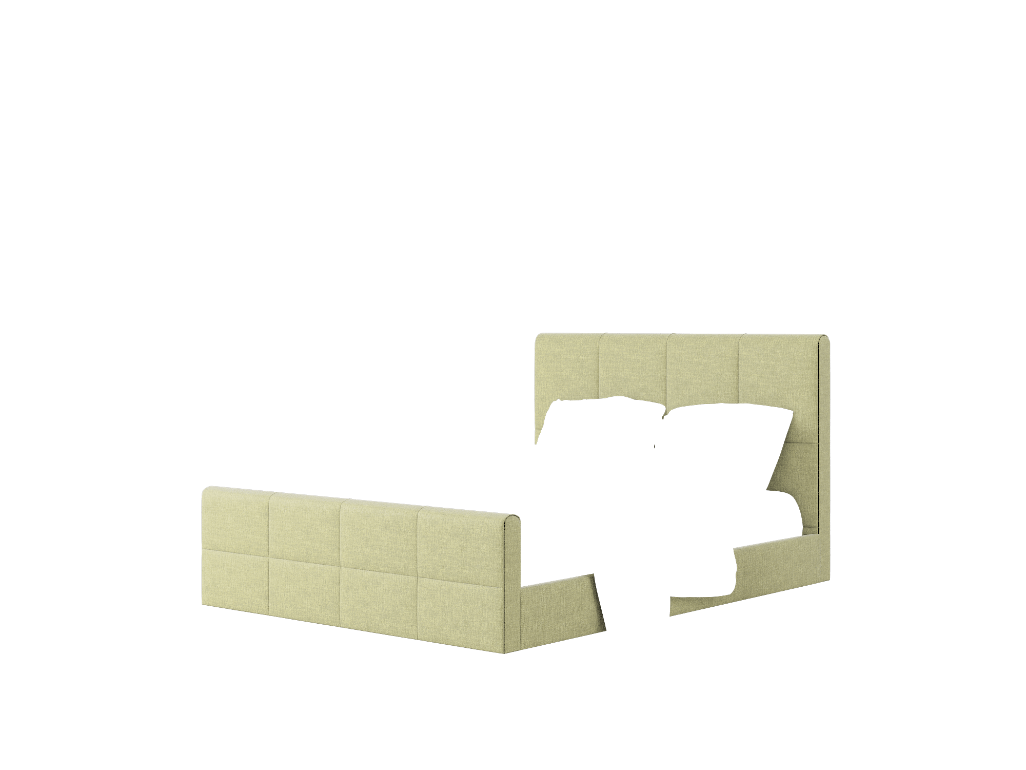 Biagio Portland Basil Bed Queen Room Texture