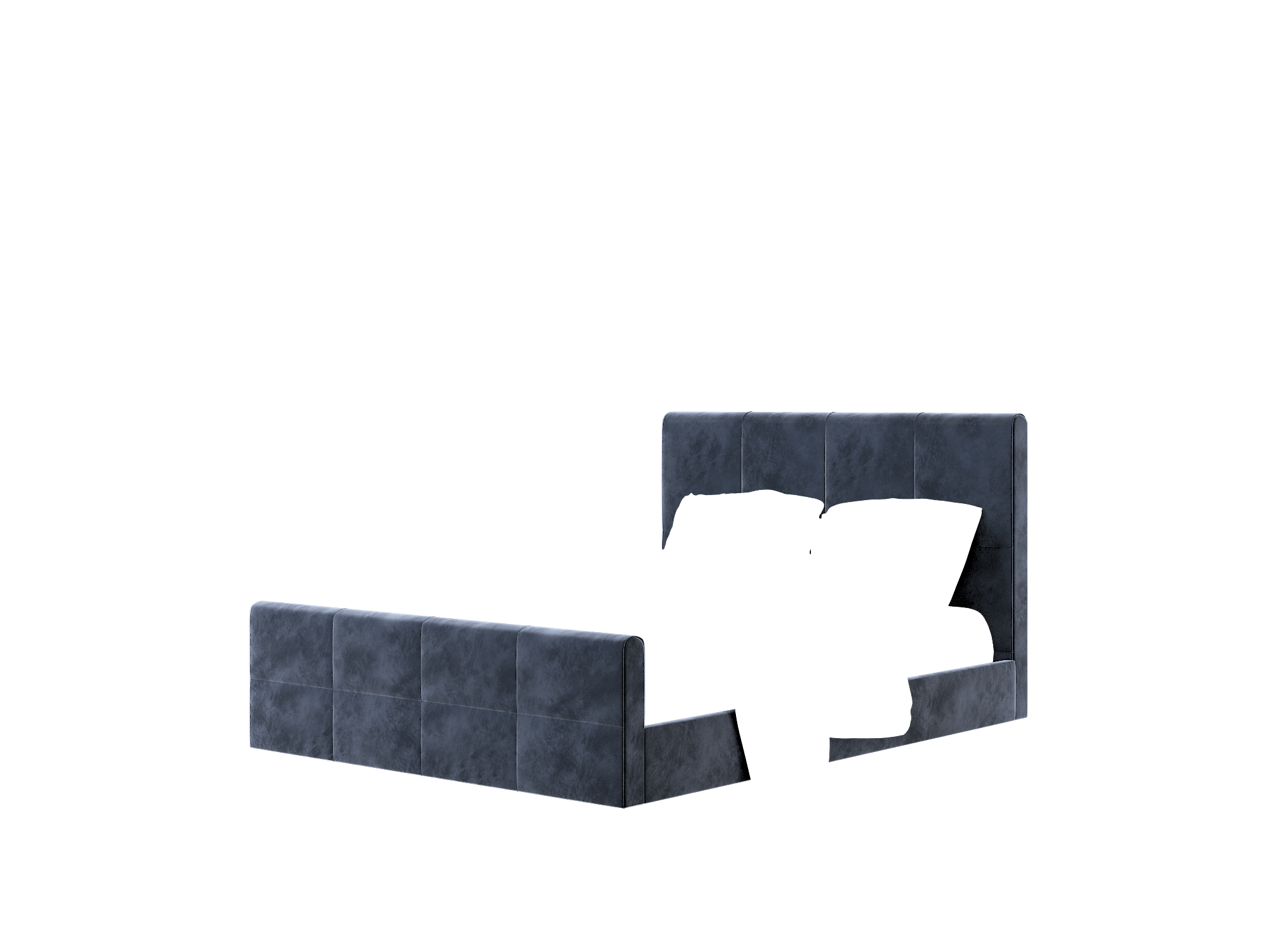 Biagio Royale Cobalt Bed Queen Room Texture