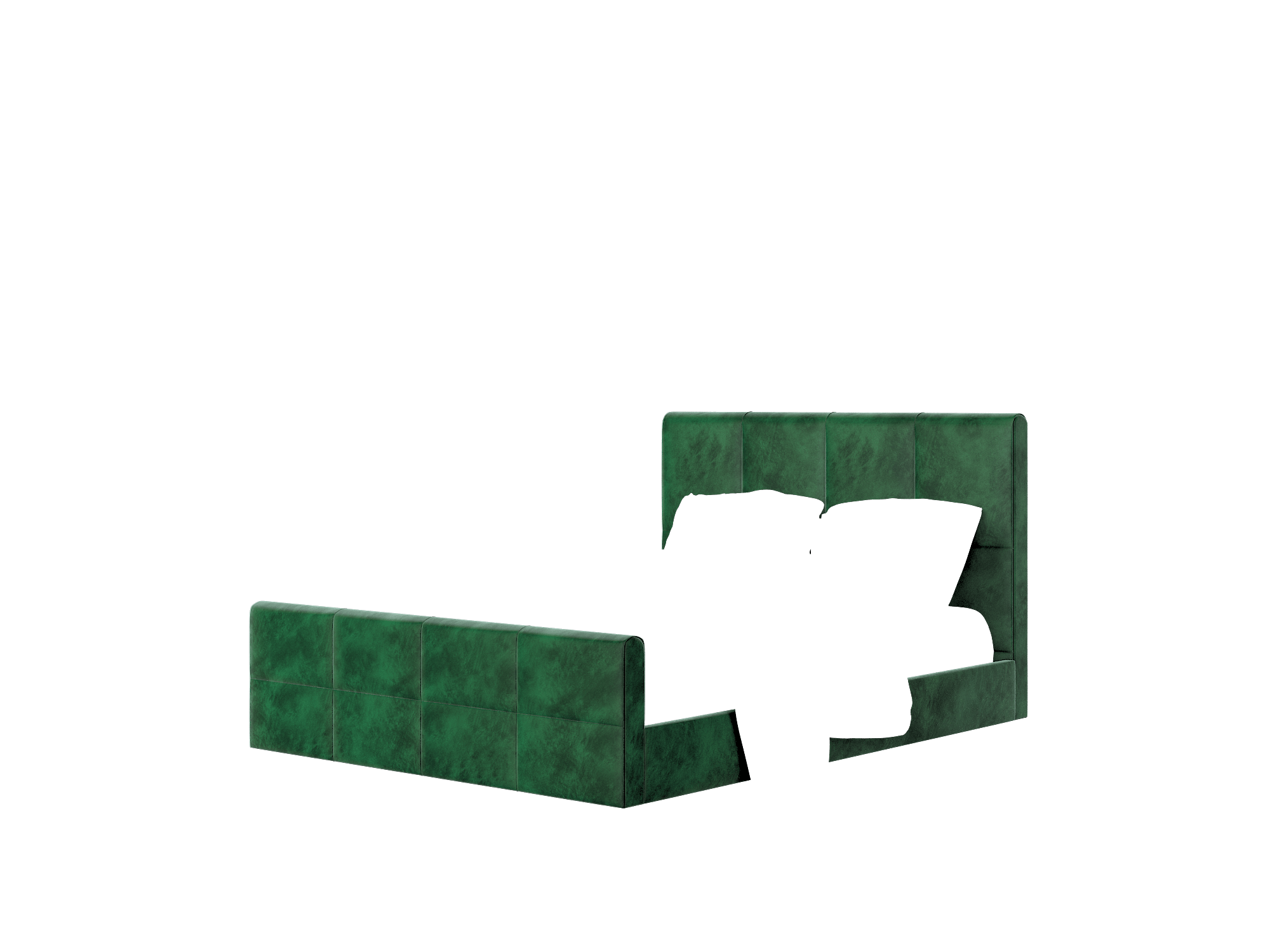 Biagio Royale Evergreen Bed Queen Room Texture