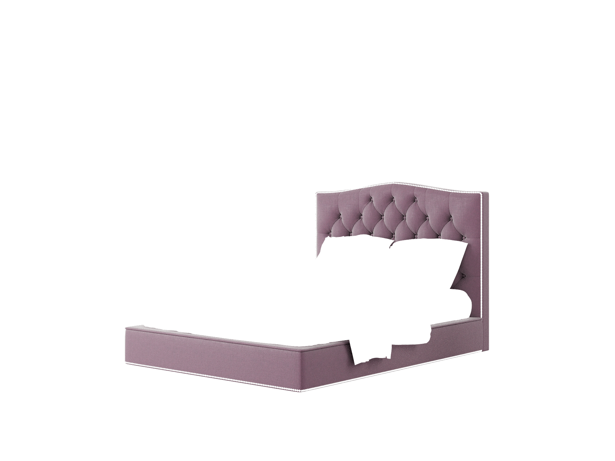 Bijou Bella Aubergine Bed Queen Room Texture