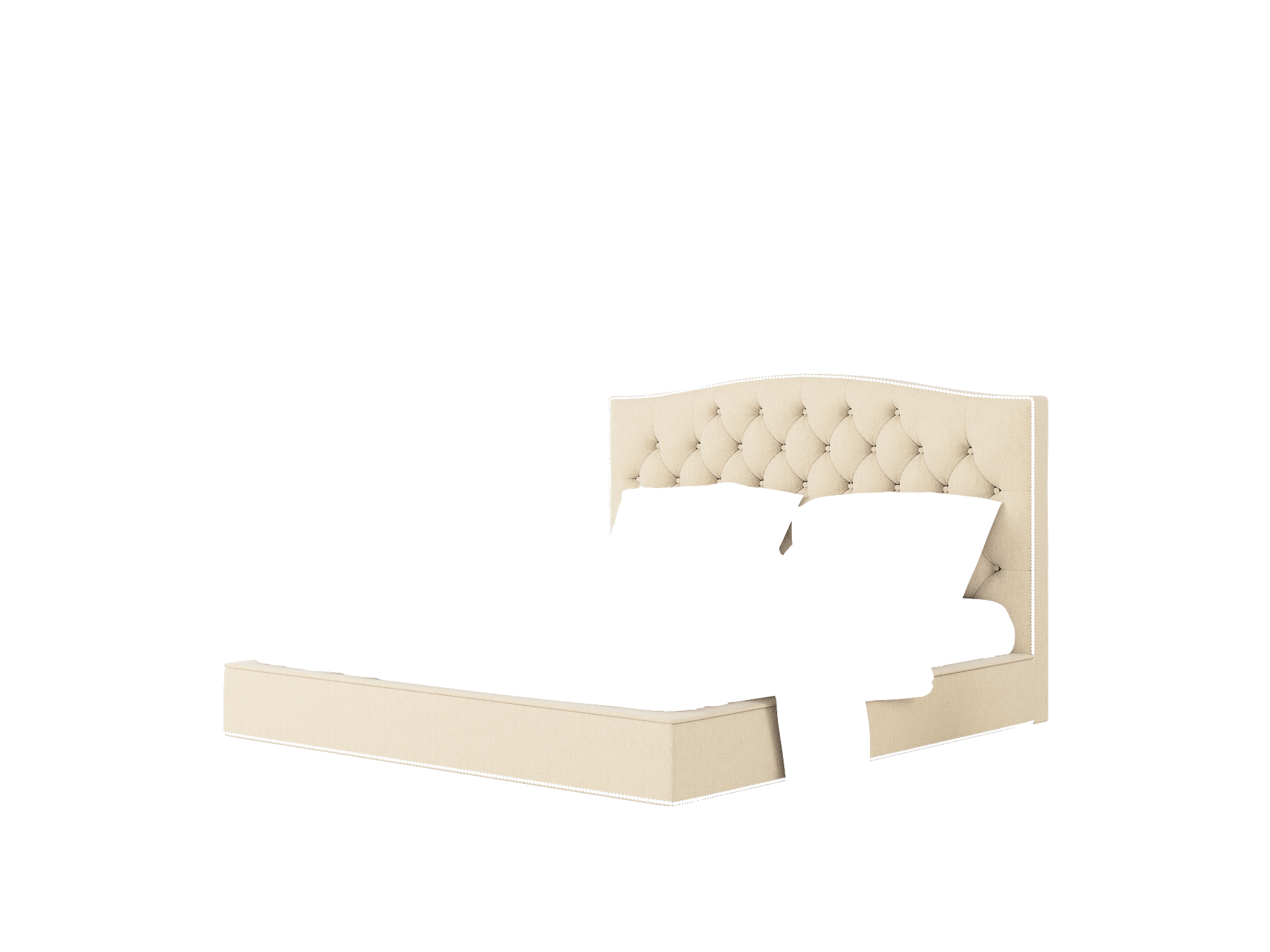 Bijou Cosmo Fawn Bed King Room Texture