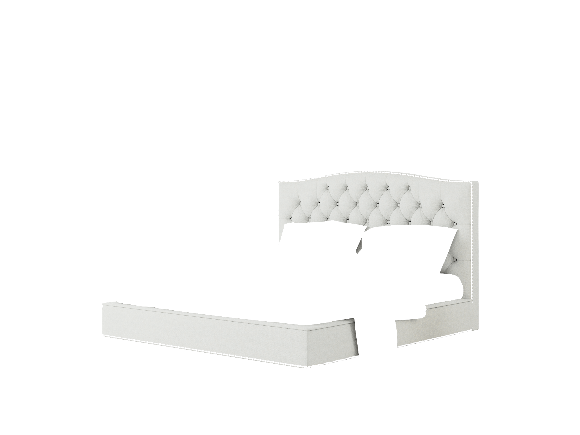 Bijou Dawson Platinum Bed King Room Texture
