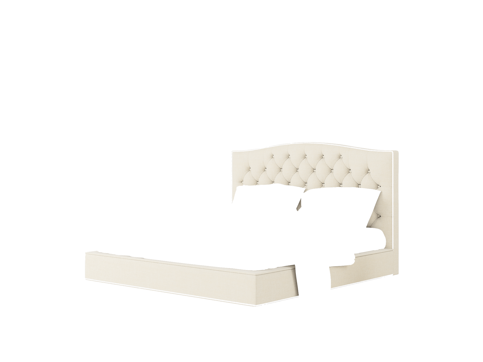 Bijou Keylargo Almond Bed King Room Texture