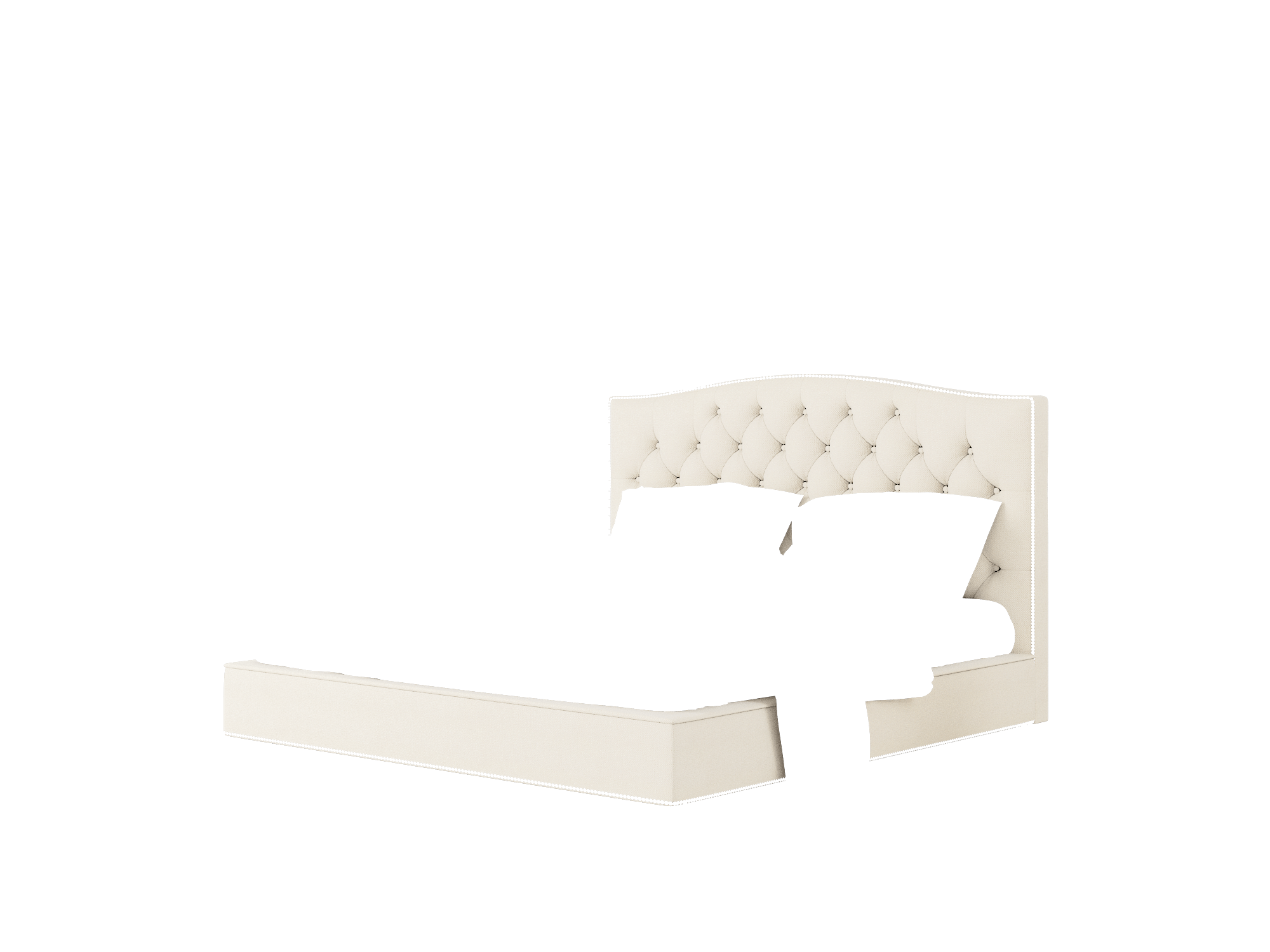 Bijou Malibu Linen Bed King Room Texture