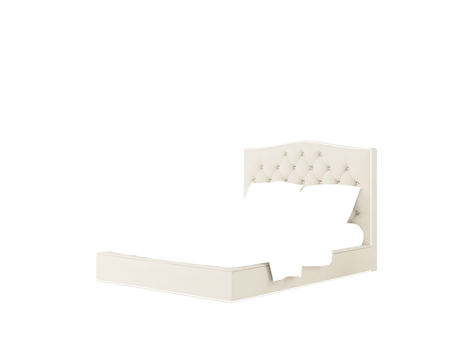 Bijou Malibu Linen Bed Queen Room Texture