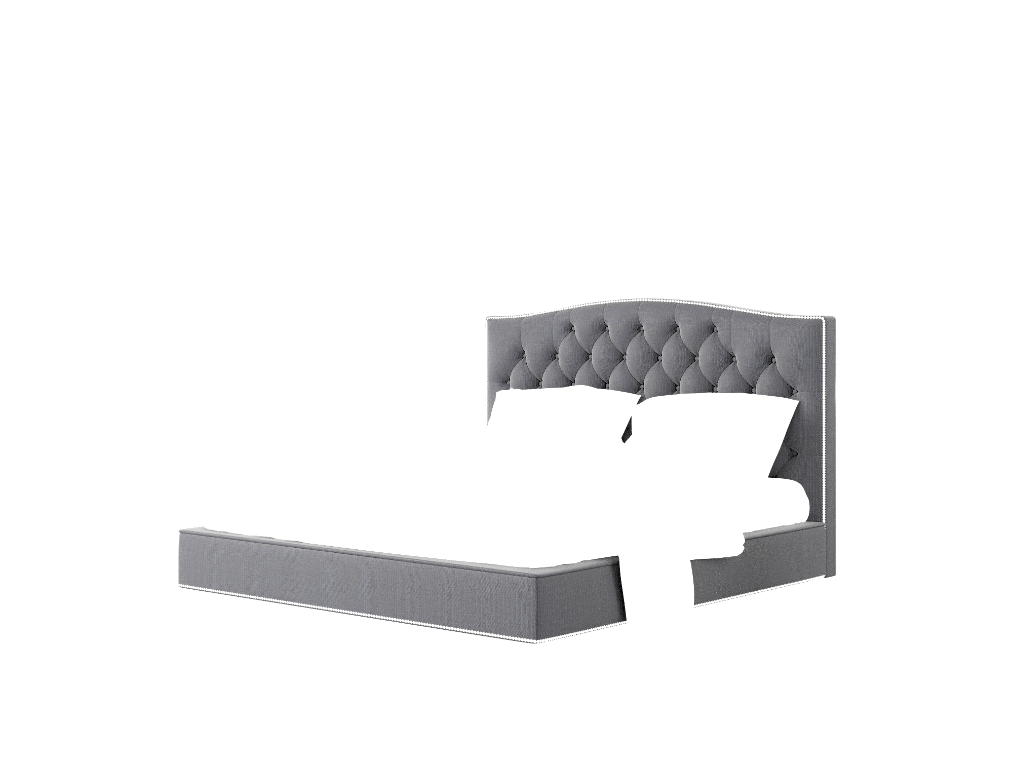 Bijou Parker Midnight Bed King Room Texture