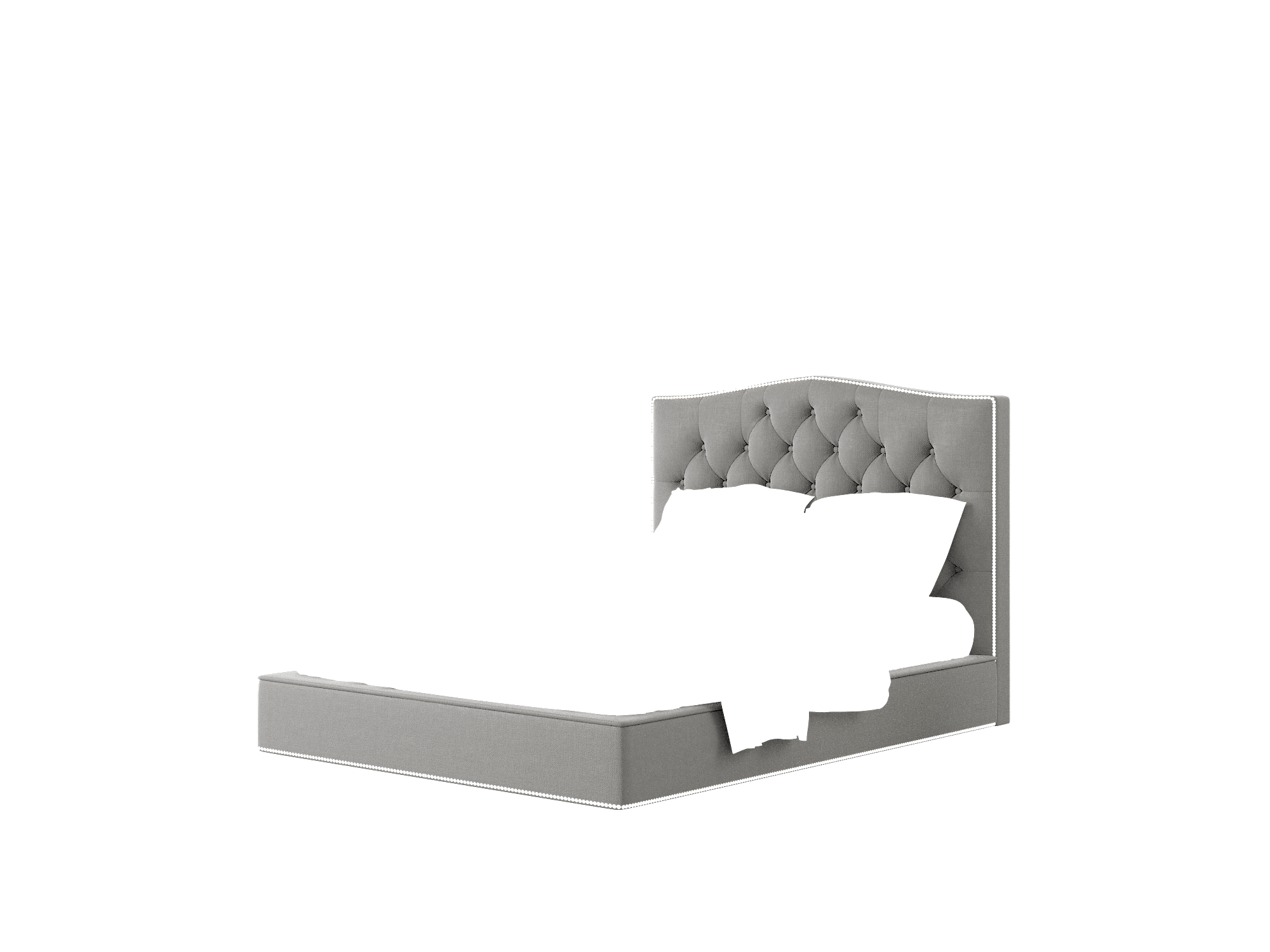 Bijou Rocket Charcoal Bed Queen Room Texture