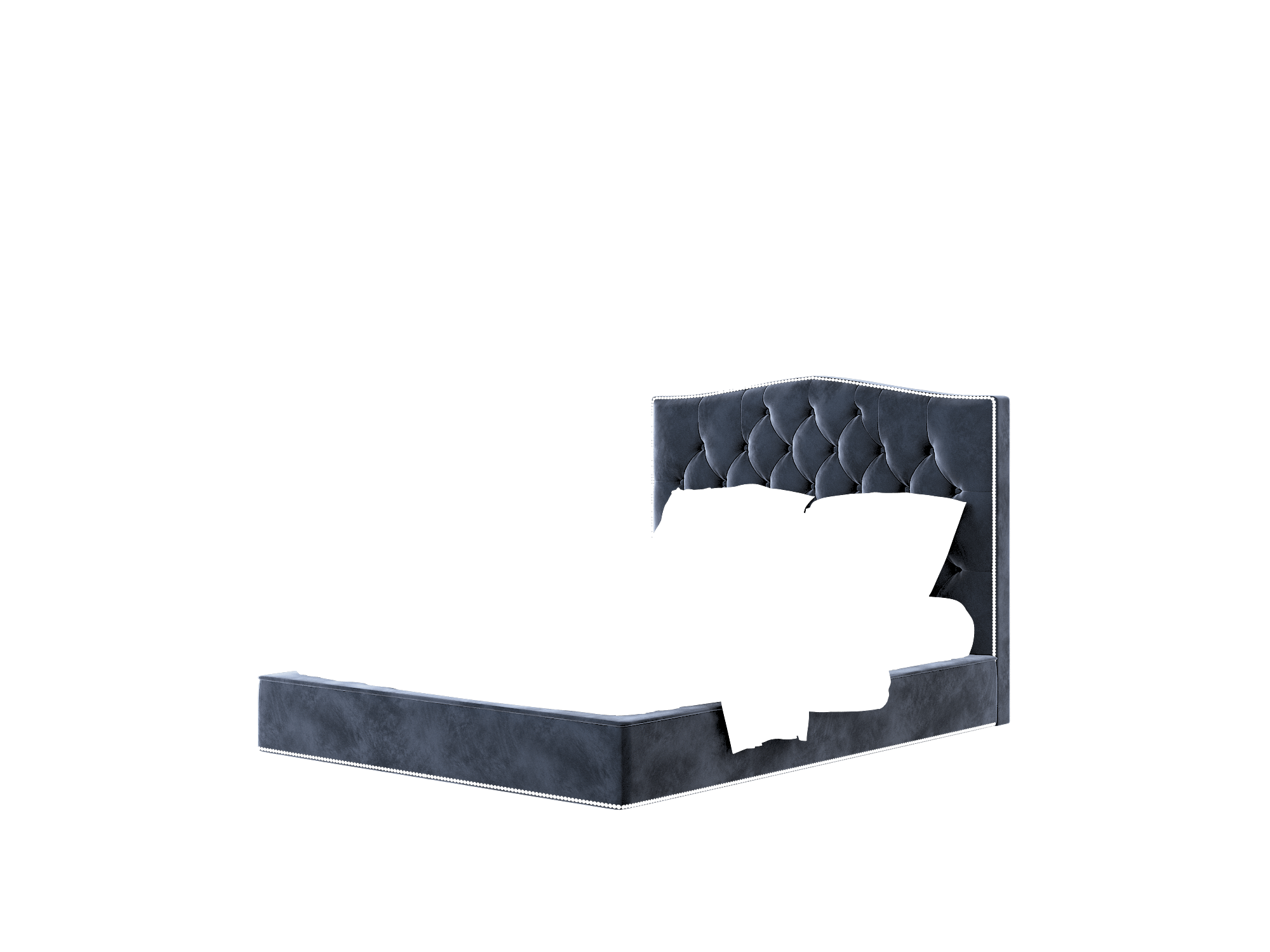 Bijou Royale Cobalt Bed Queen Room Texture