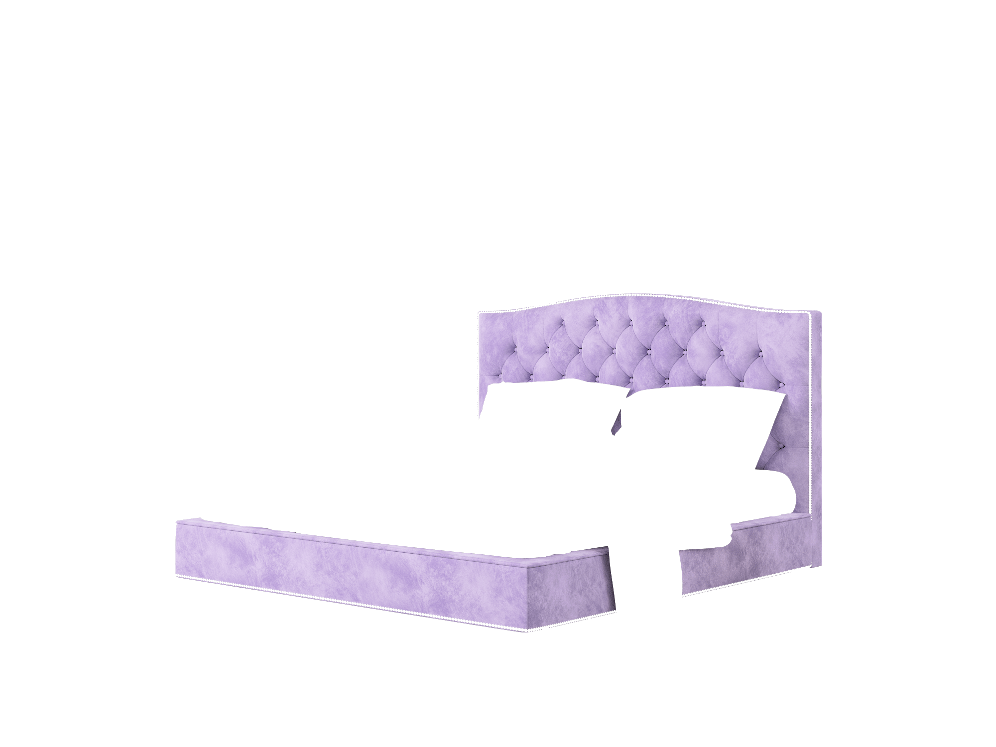 Bijou Royale Lavender Bed King Room Texture