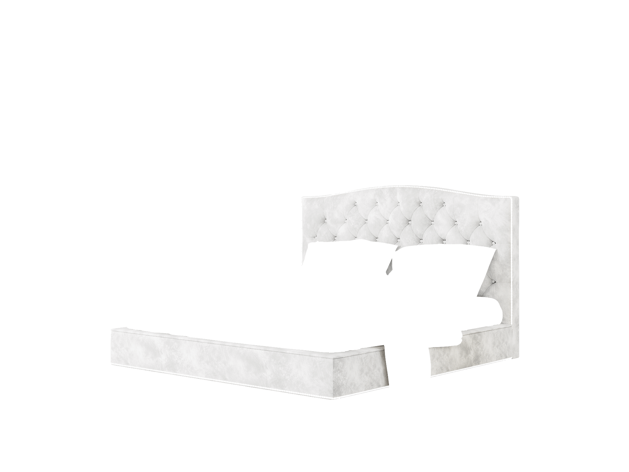 Bijou Terrain Pearl Bed King Room Texture