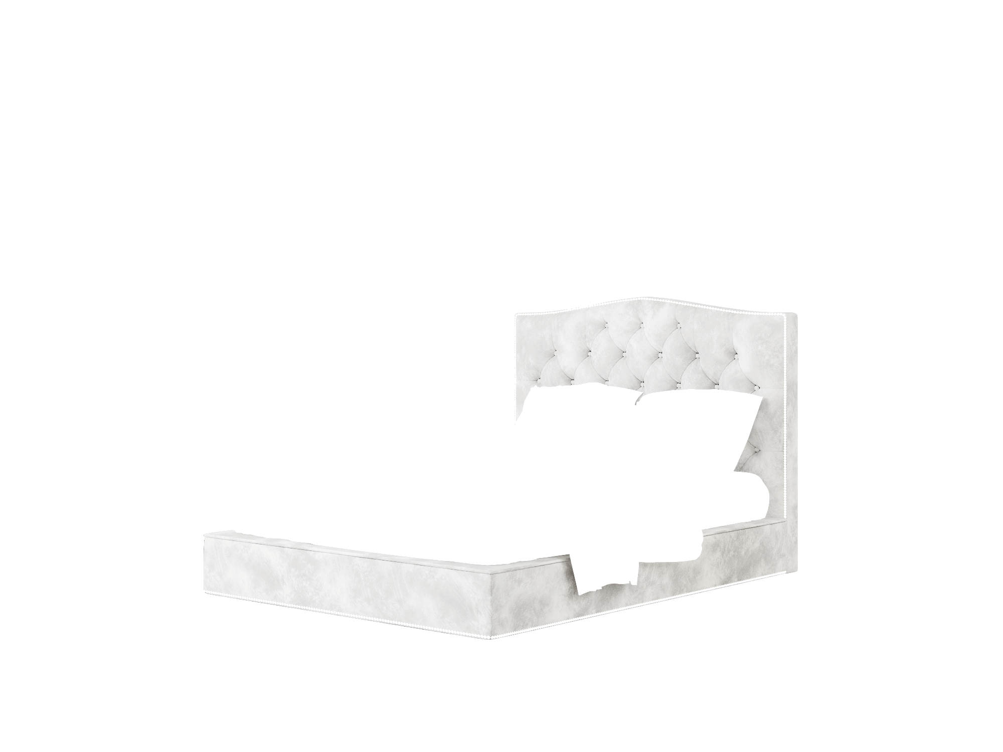 Bijou Terrain Pearl Bed Queen Room Texture