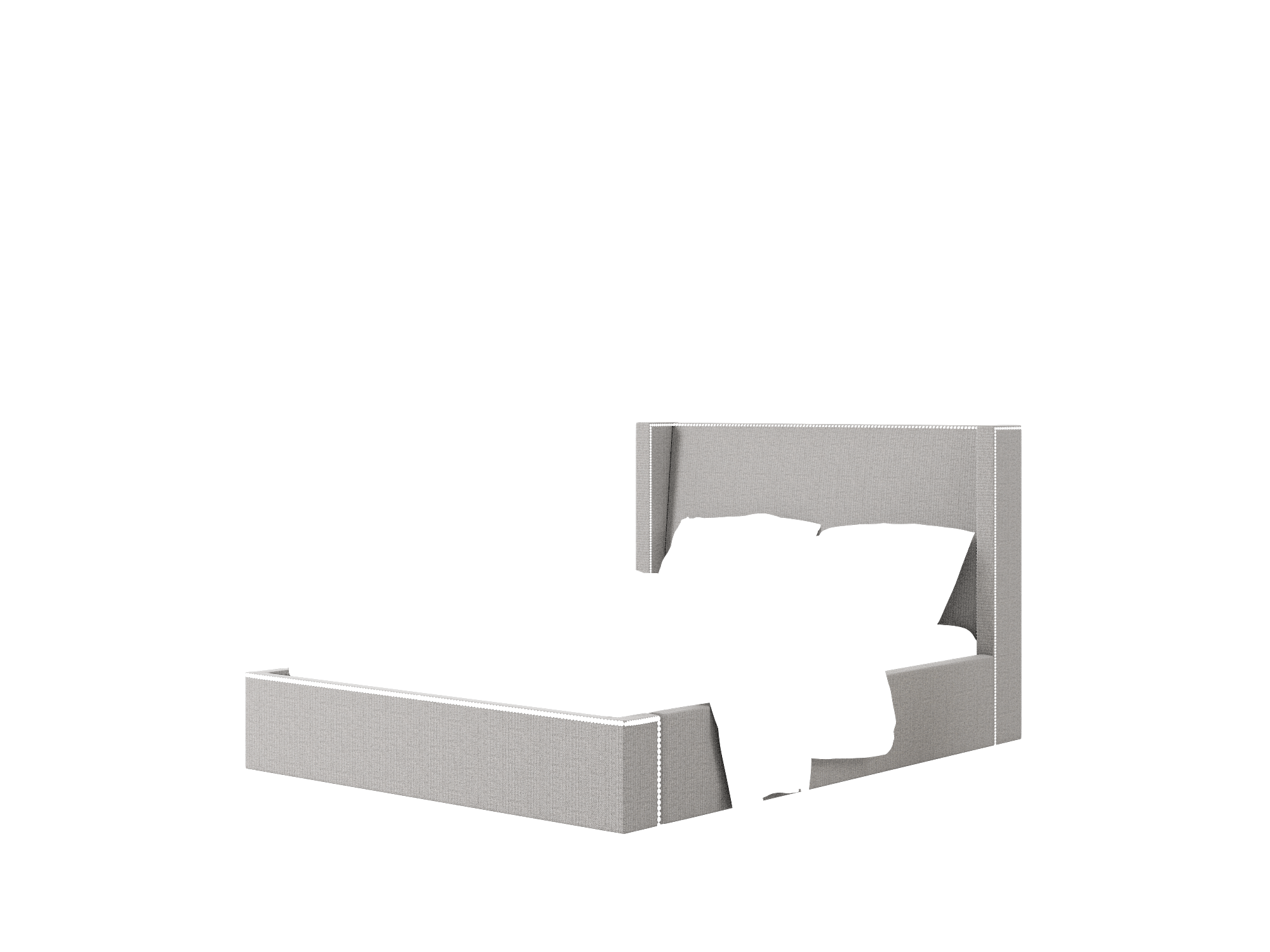 Bria Avenger Zinc Bed Queen Room Texture