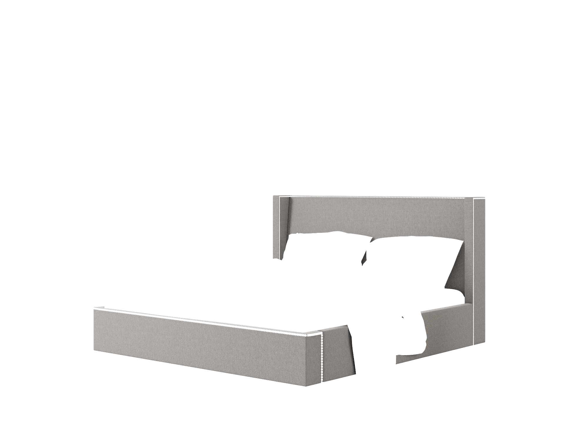 Bria Cosmo Charcoal Bed King Room Texture