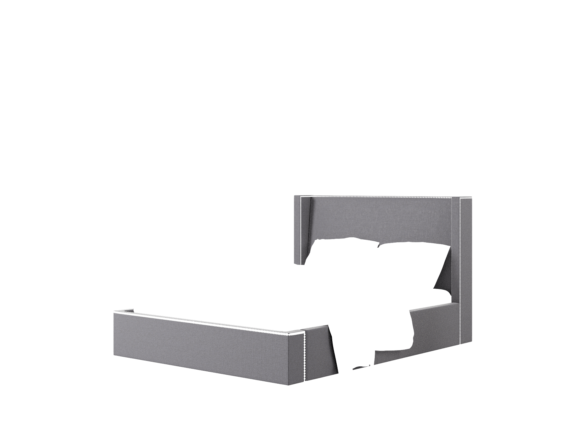 Bria Parker Charcoal Bed Queen Room Texture