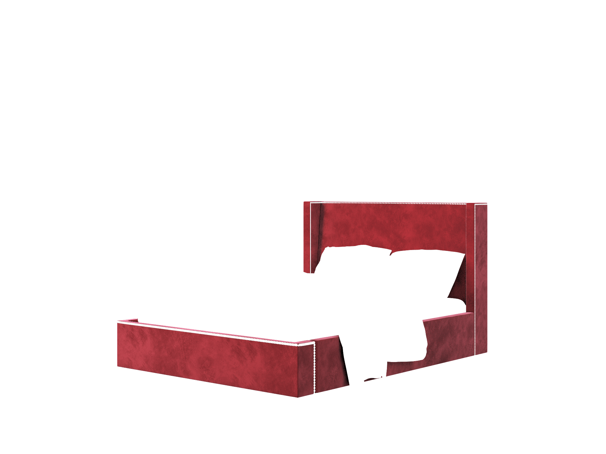 Bria Royale Ruby Bed Queen Room Texture