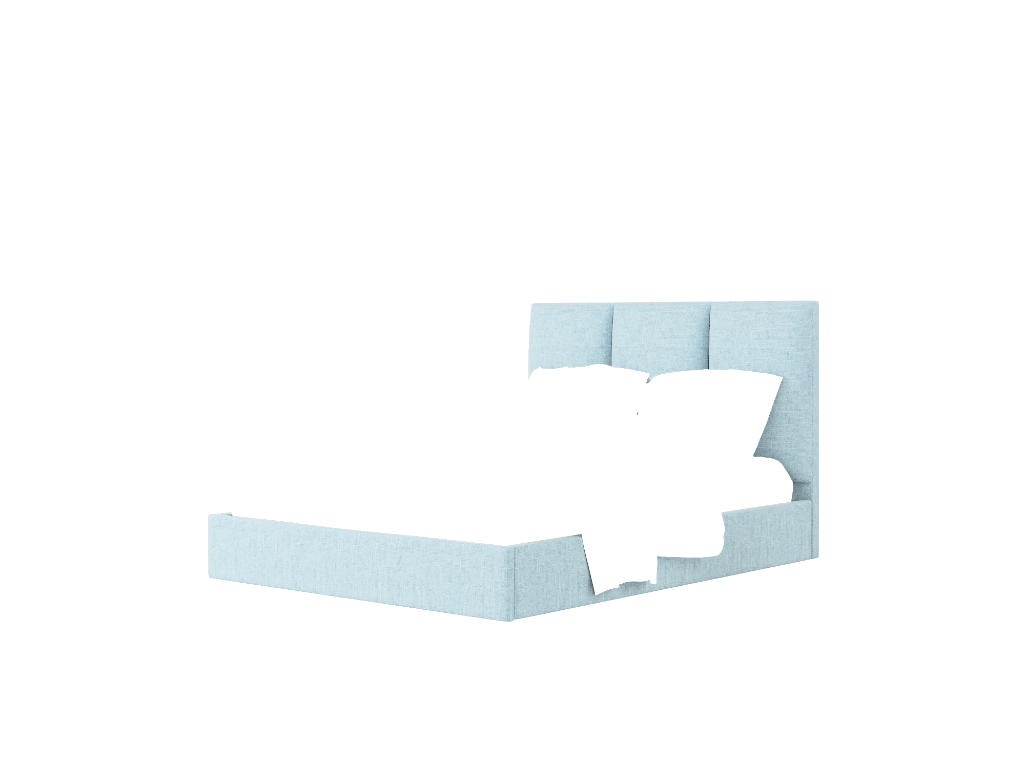Celine Atlas Turquoise Bed Queen Room Texture