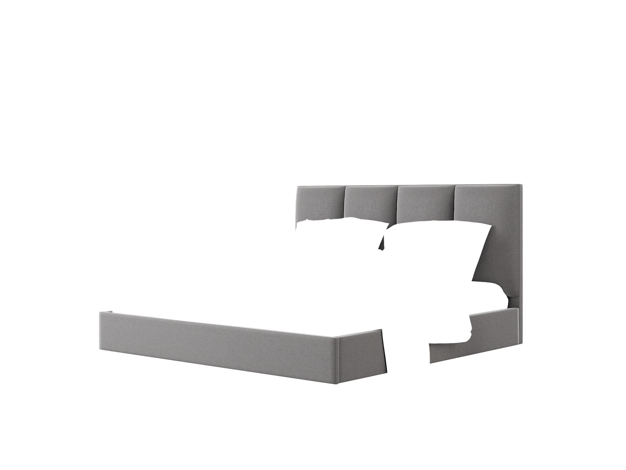 Celine Catalina Charcoal Bed King Room Texture