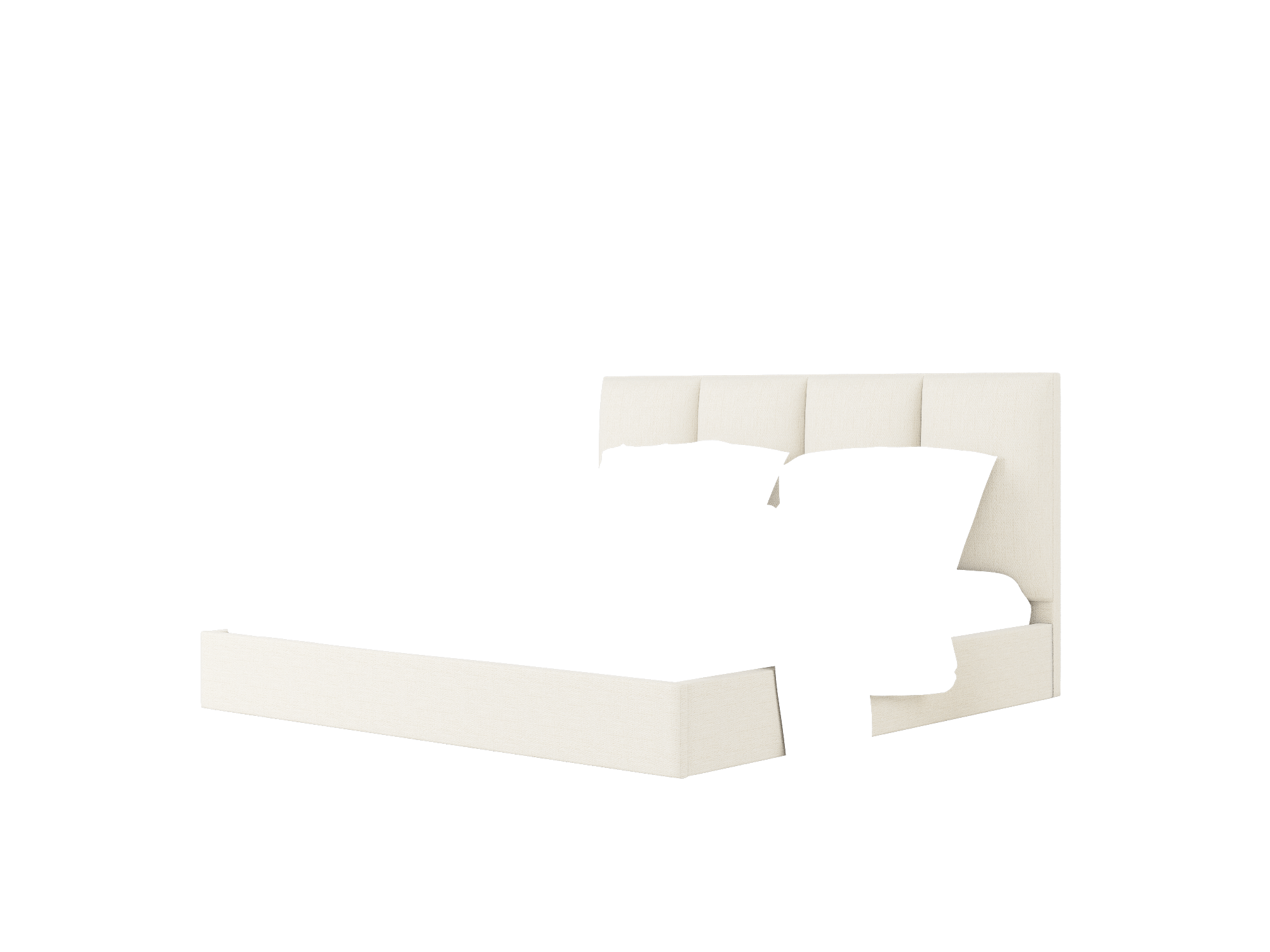 Celine Catalina Linen Bed King Room Texture