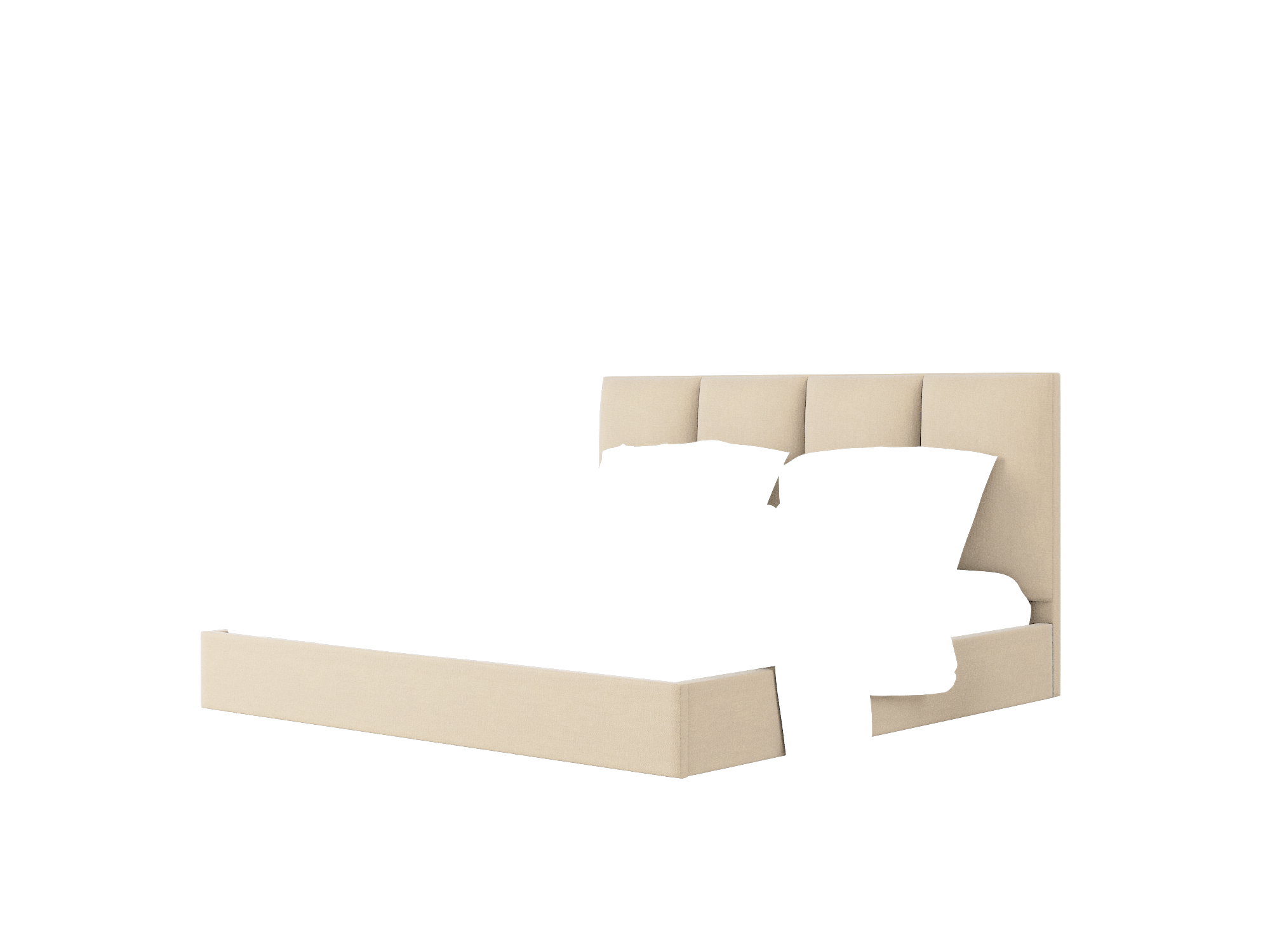 Celine Chance Platinum Bed King Room Texture