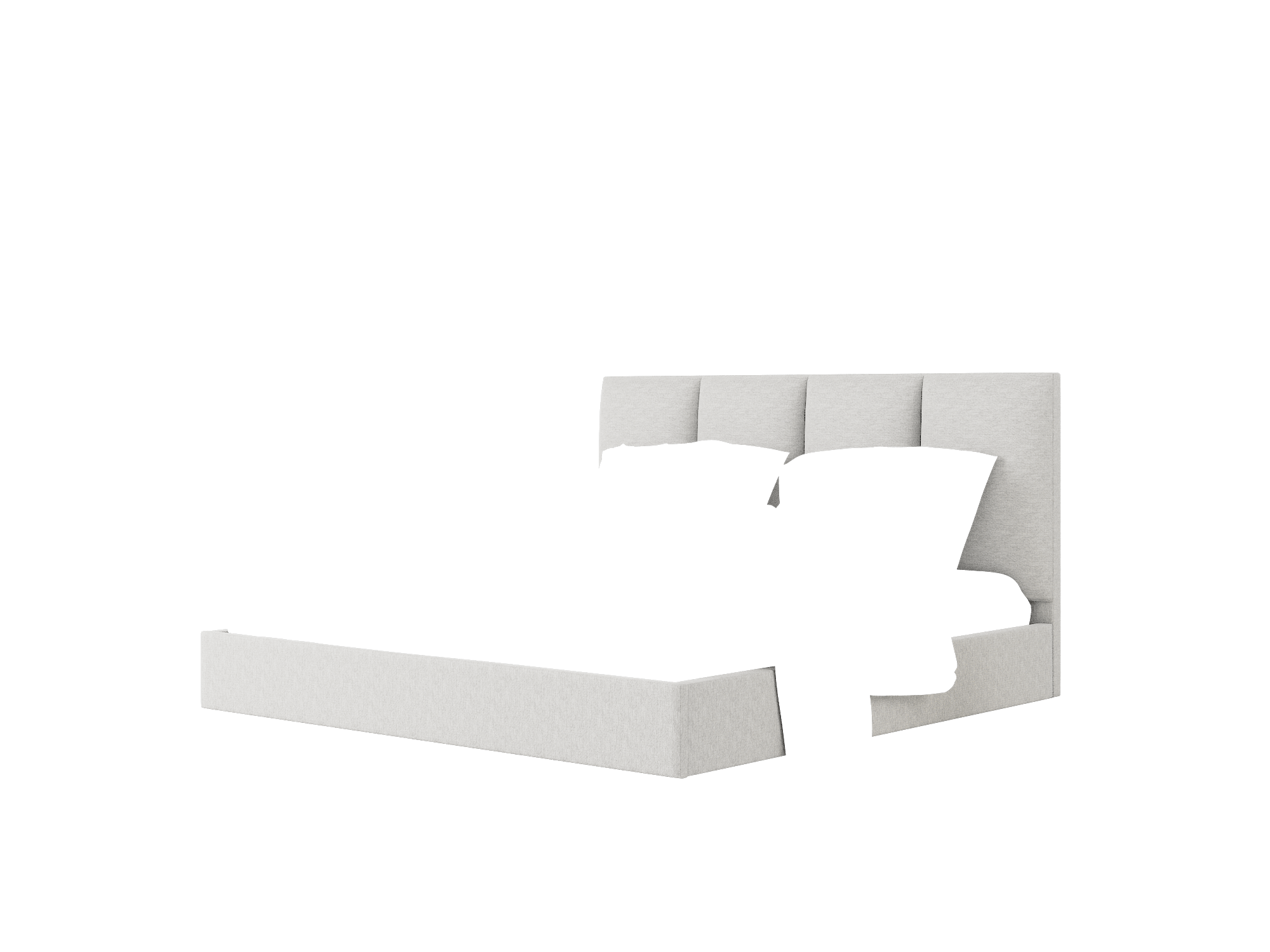 Celine Cosmo Steel Bed King Room Texture