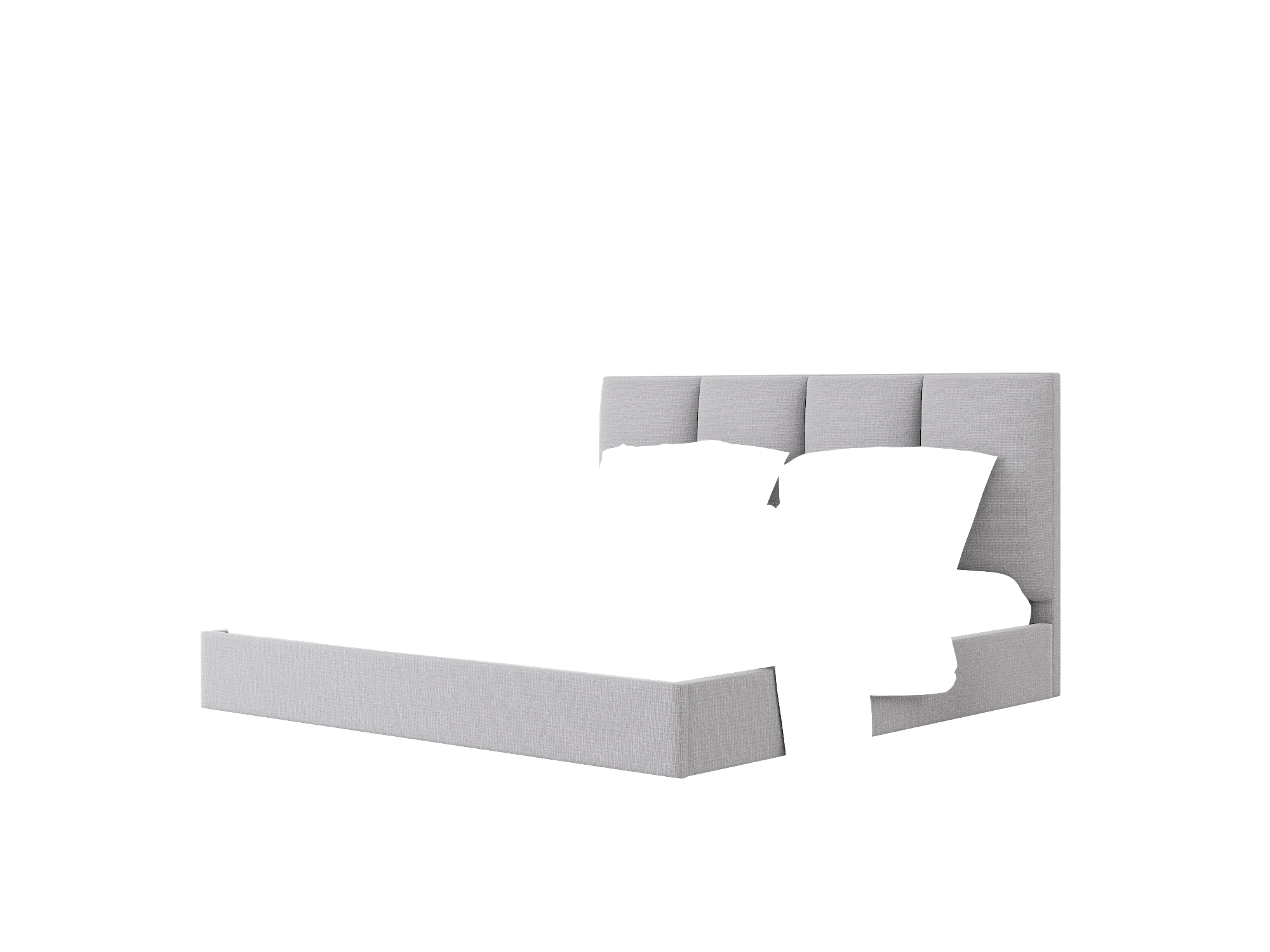 Celine Parker Ash Bed King Room Texture