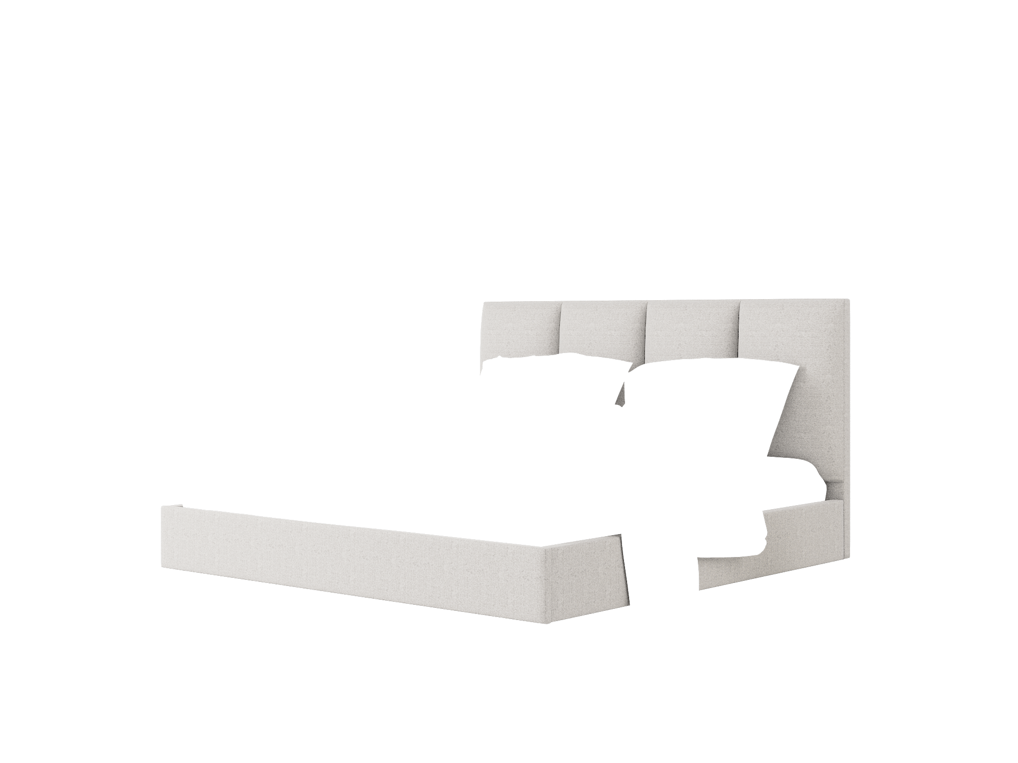 Celine Prime Ash Bed King Room Texture