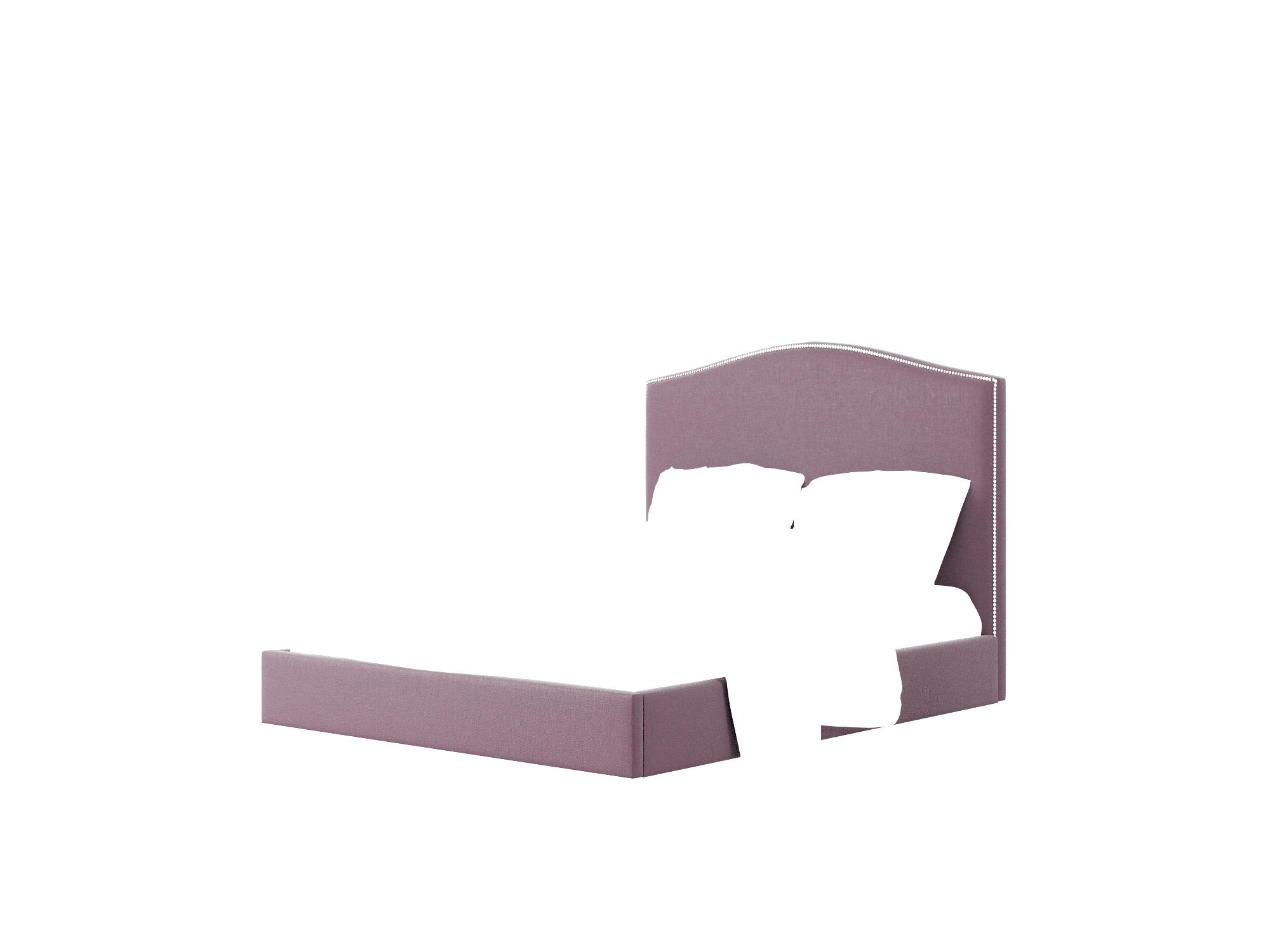 Dalion Bella Aubergine Bed Queen Room Texture