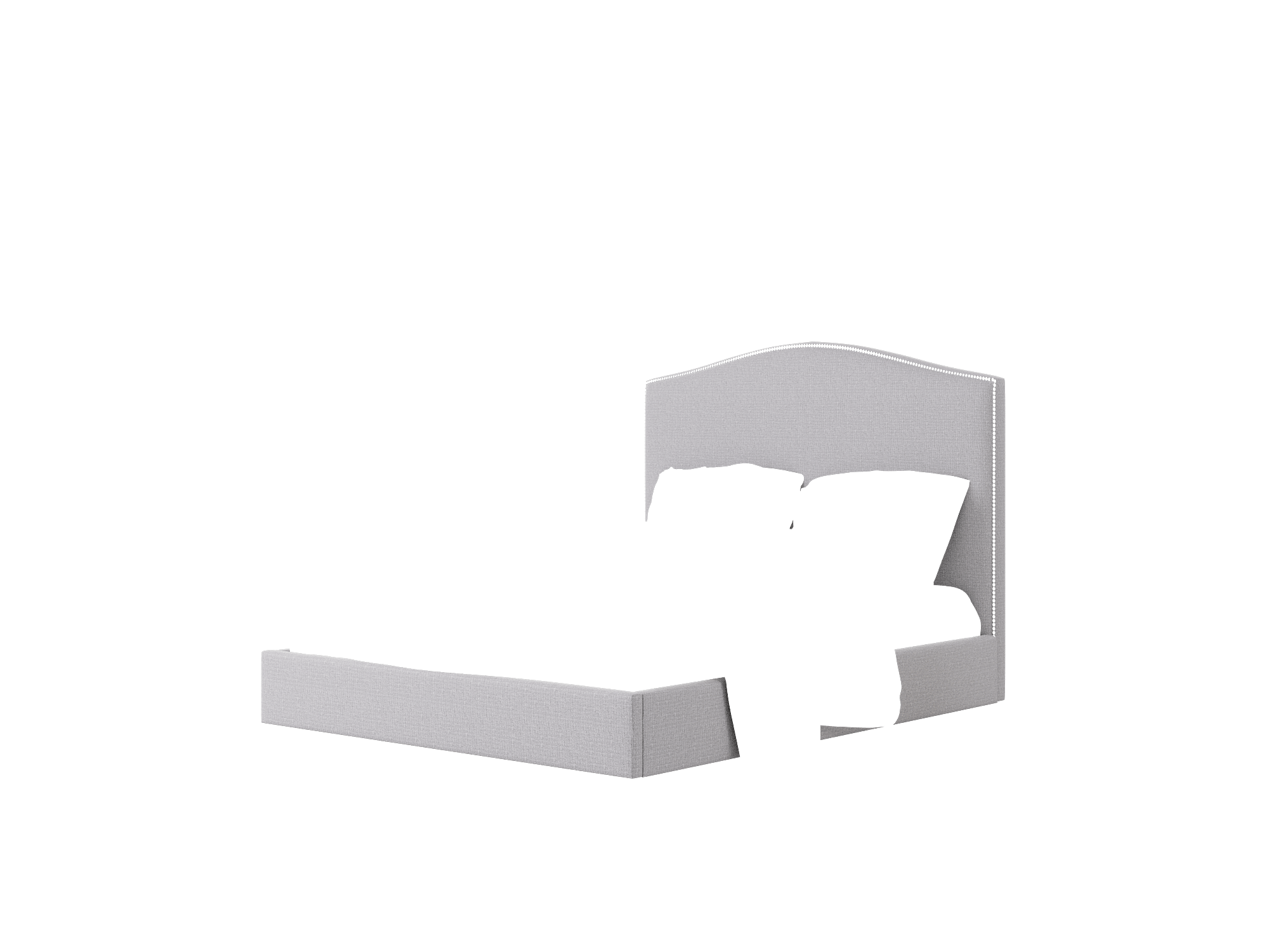 Dalion Insight Denim Bed Queen Room Texture