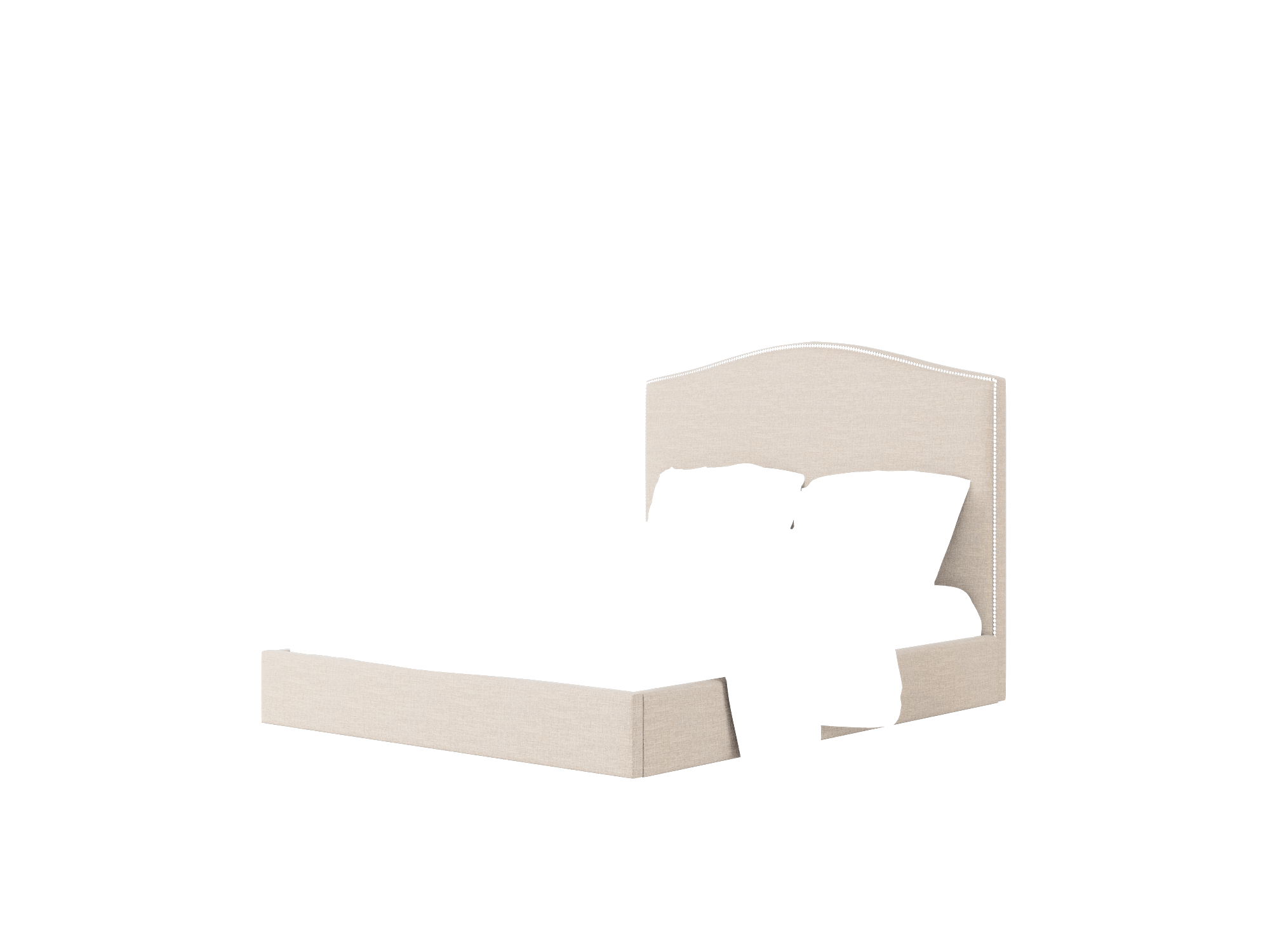 Dalion Keylargo Pumice Bed Queen Room Texture