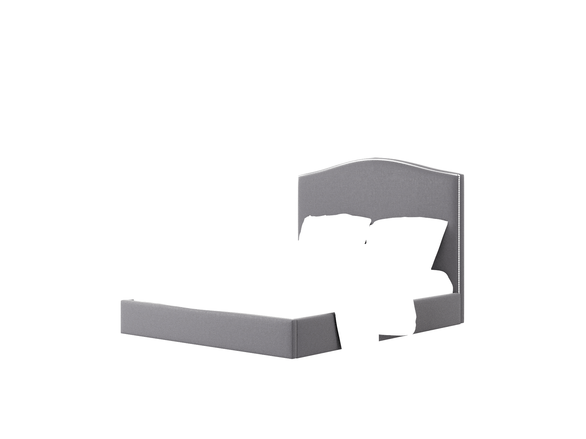 Dalion Parker Charcoal Bed Queen Room Texture