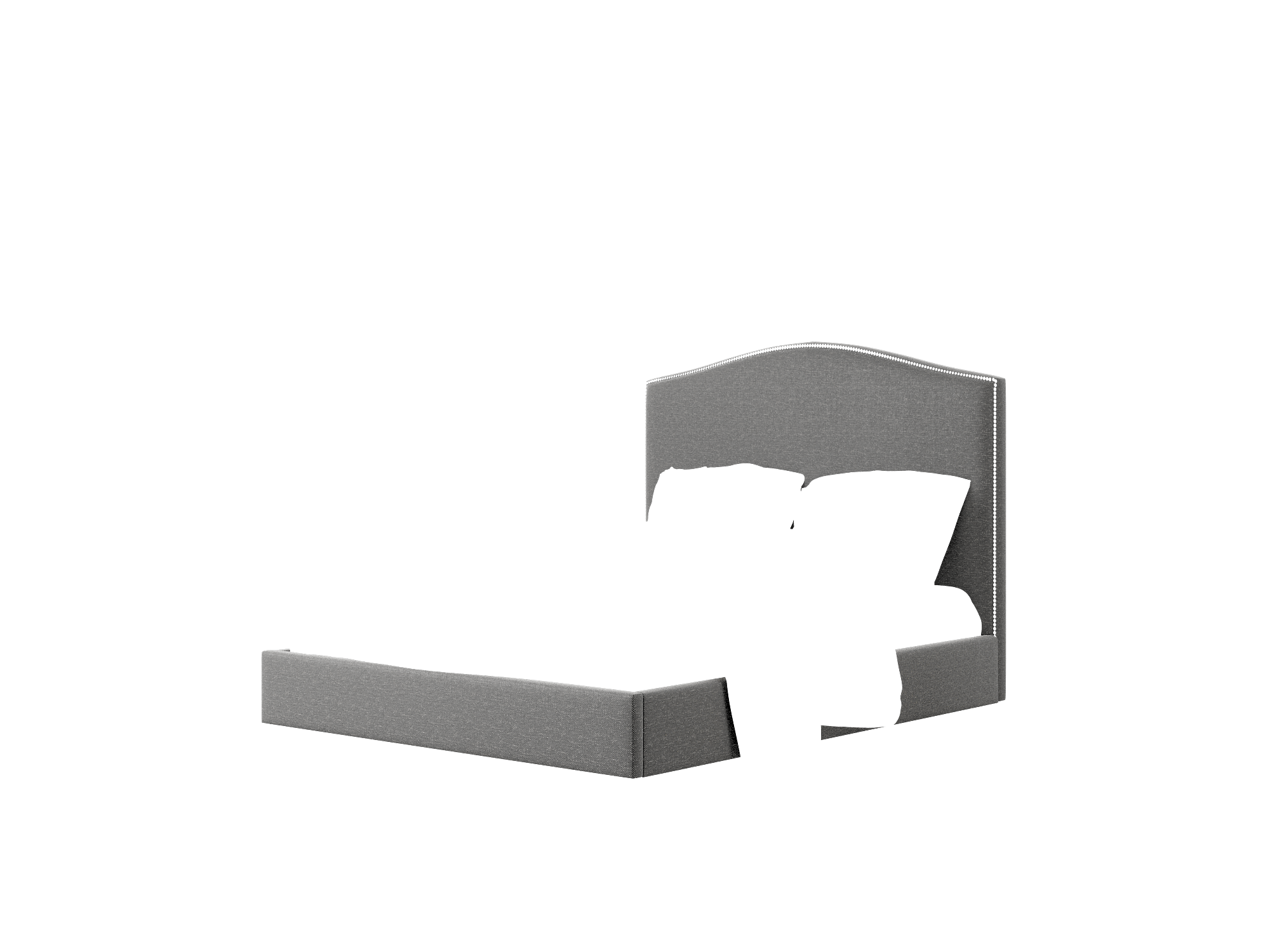 Dalion Phoenix Charcoal Bed Queen Room Texture