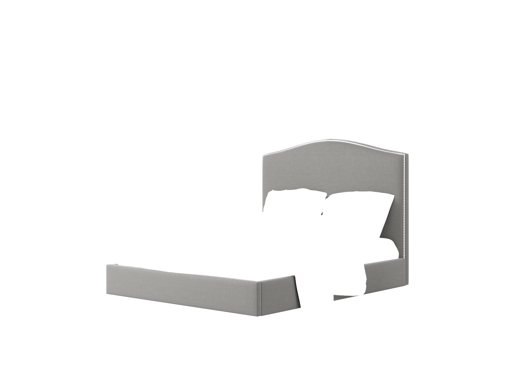 Dalion Rocket Charcoal Bed Queen Room Texture