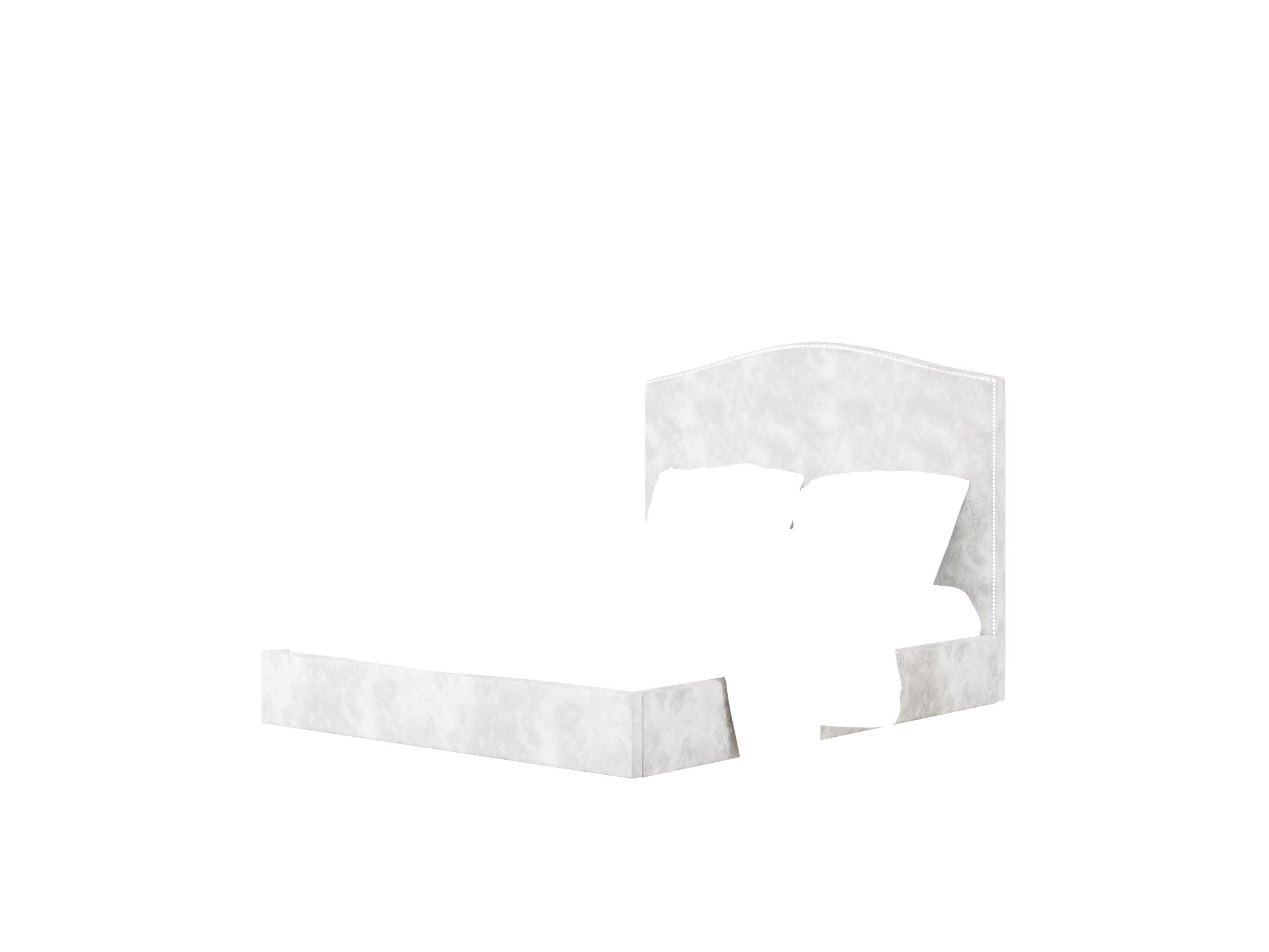 Dalion Terrain Pearl Bed Queen Room Texture