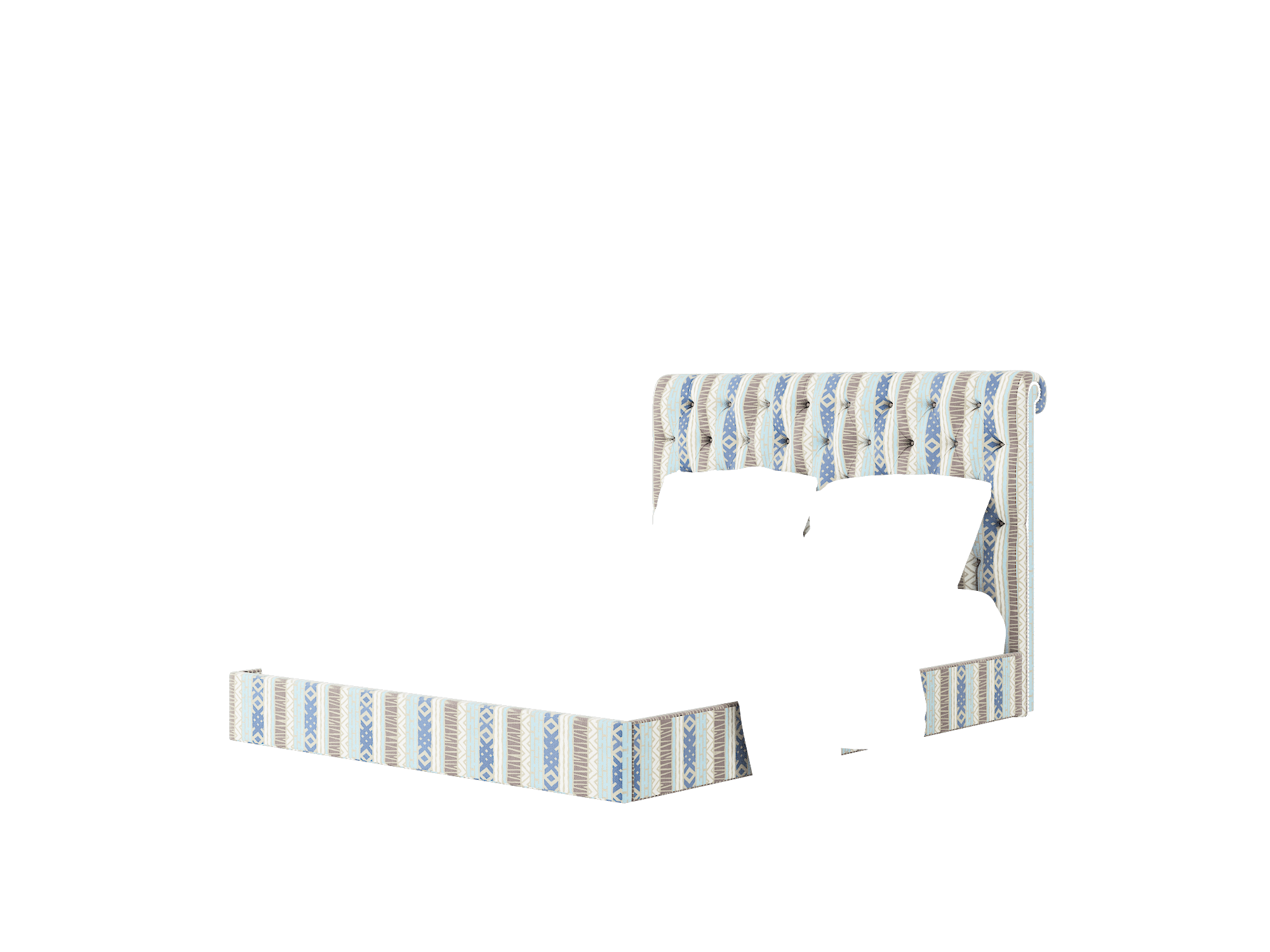 Decima Bodhi Indigo Bed Queen Room Texture