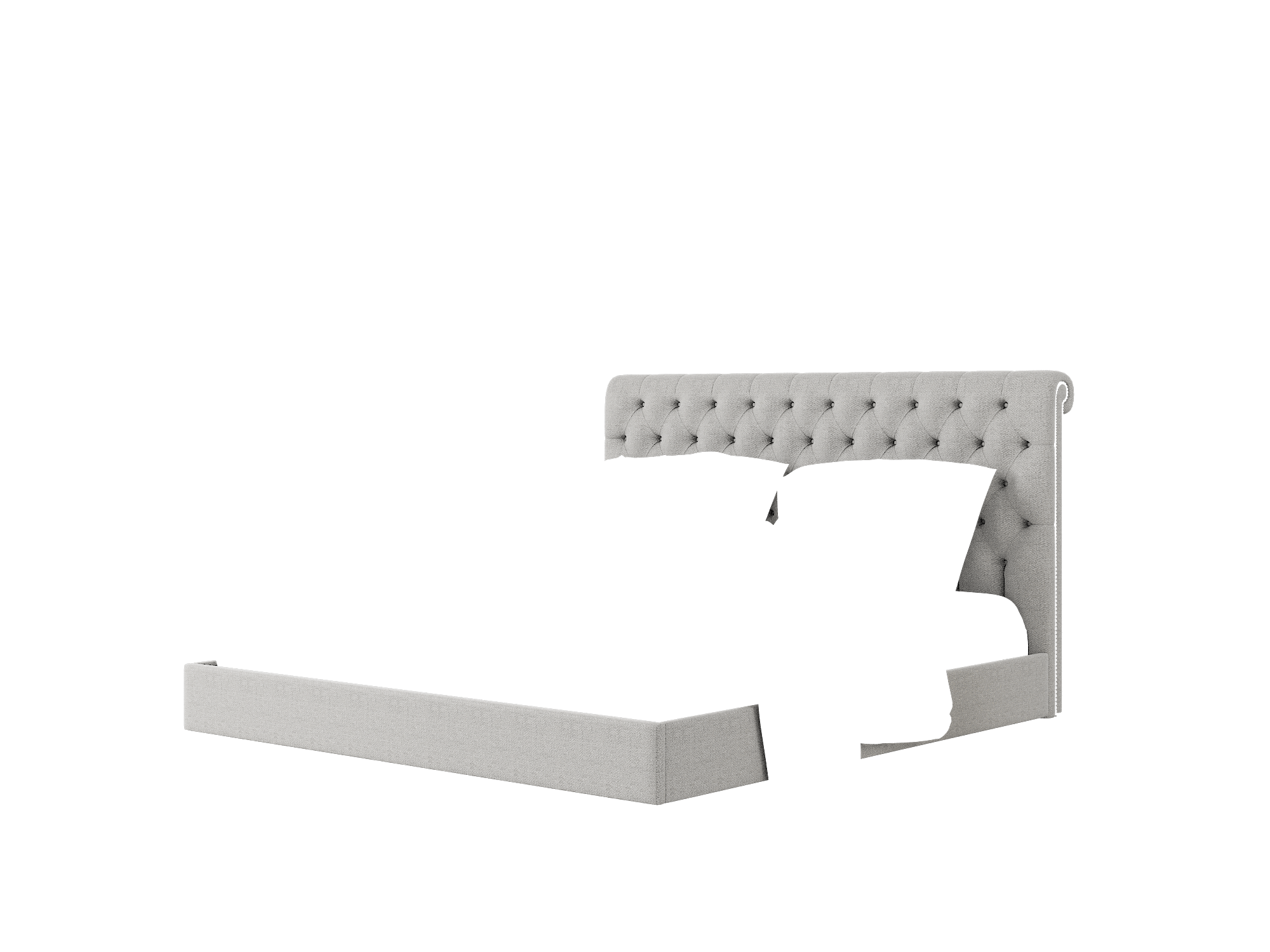 Decima Catalina Steel Bed King Room Texture