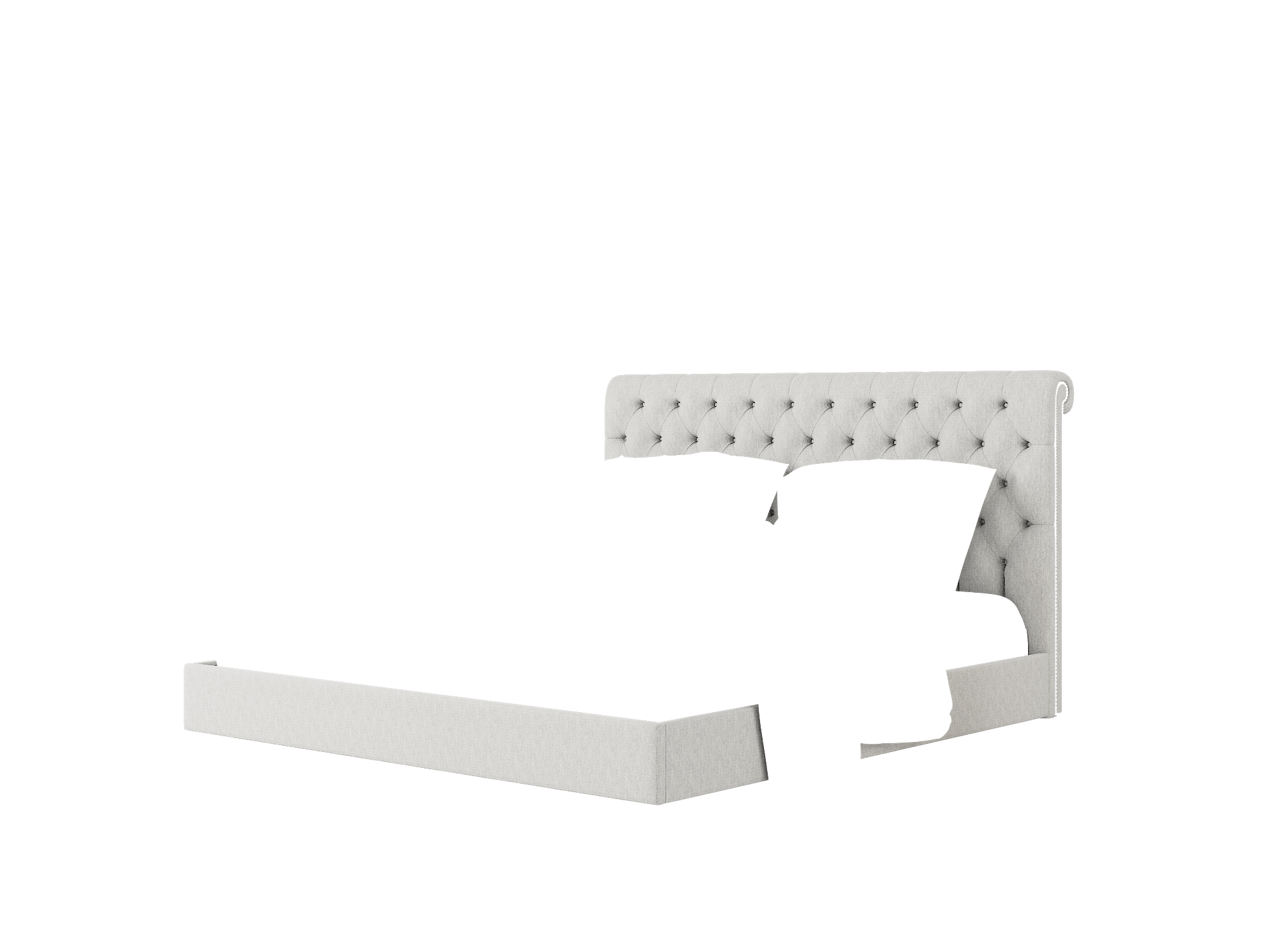 Decima Cosmo Steel Bed King Room Texture