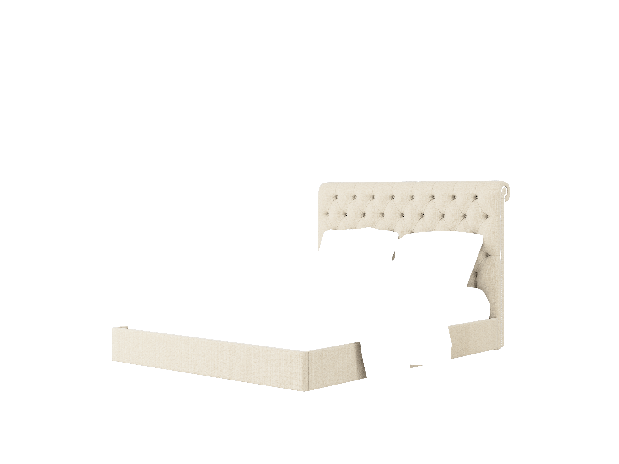 Decima Insight Barley Bed Queen Room Texture