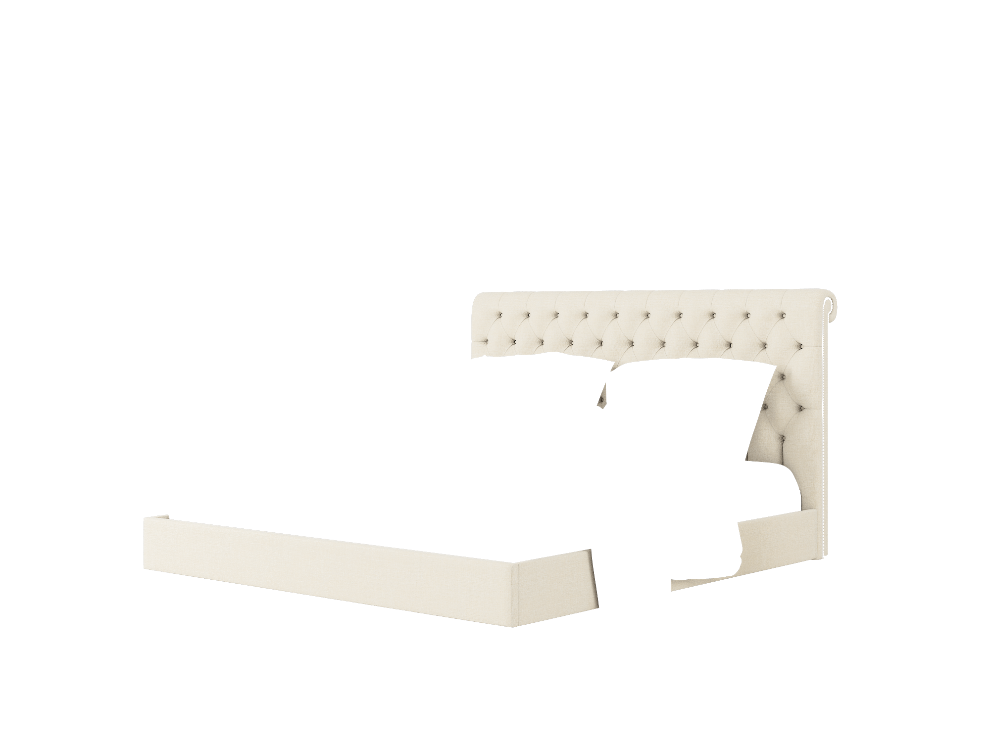 Decima Keylargo Almond Bed King Room Texture