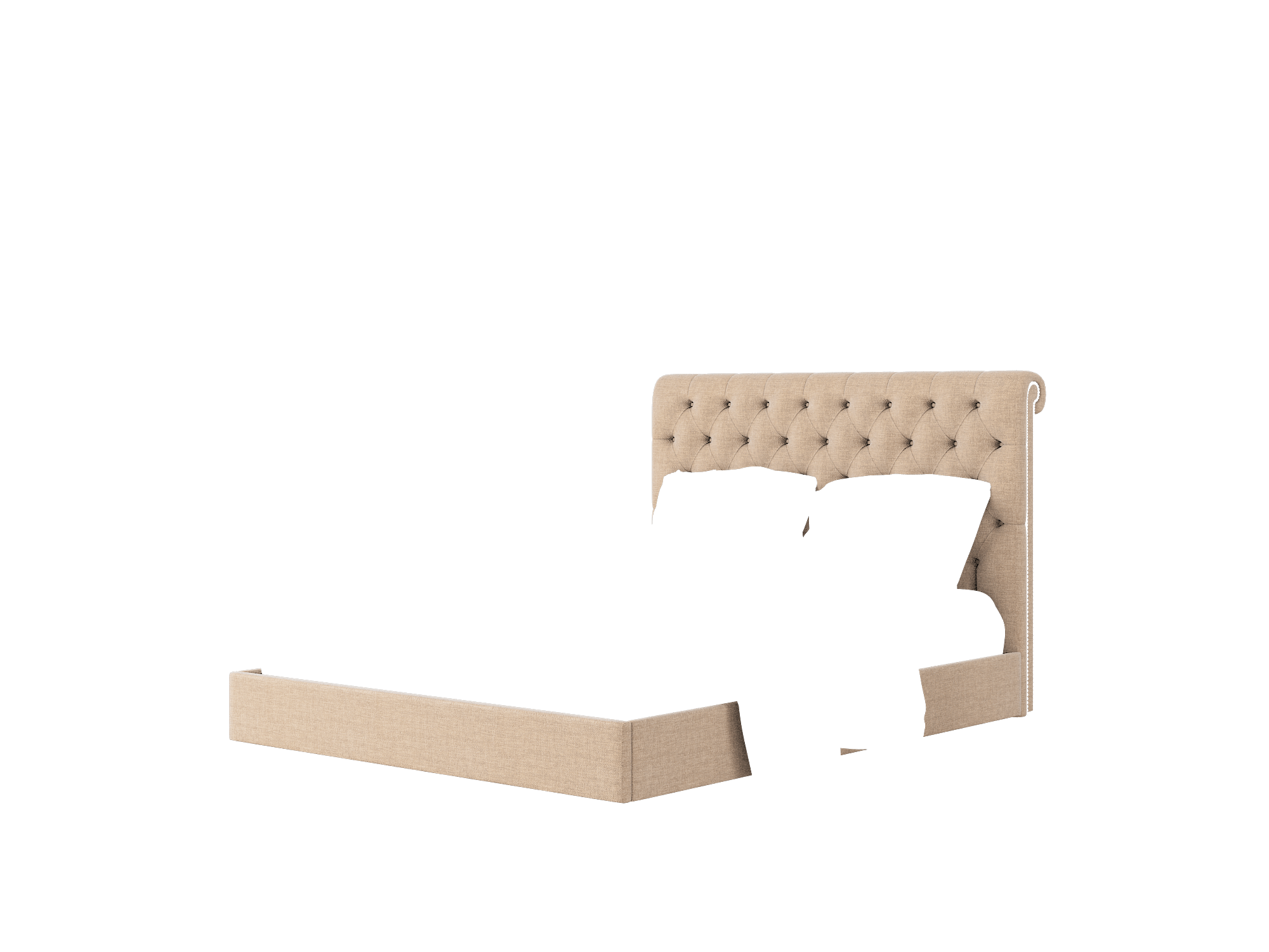 Decima Keylargo Mink Bed Queen Room Texture