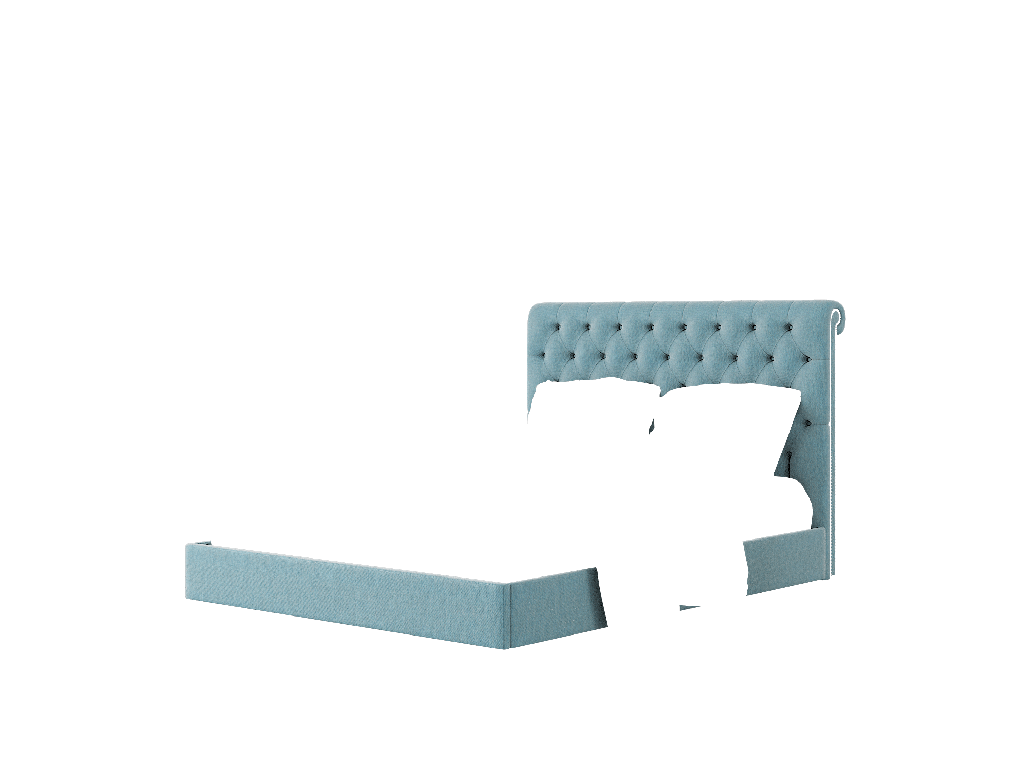 Decima Merit Peacock Bed Queen Room Texture