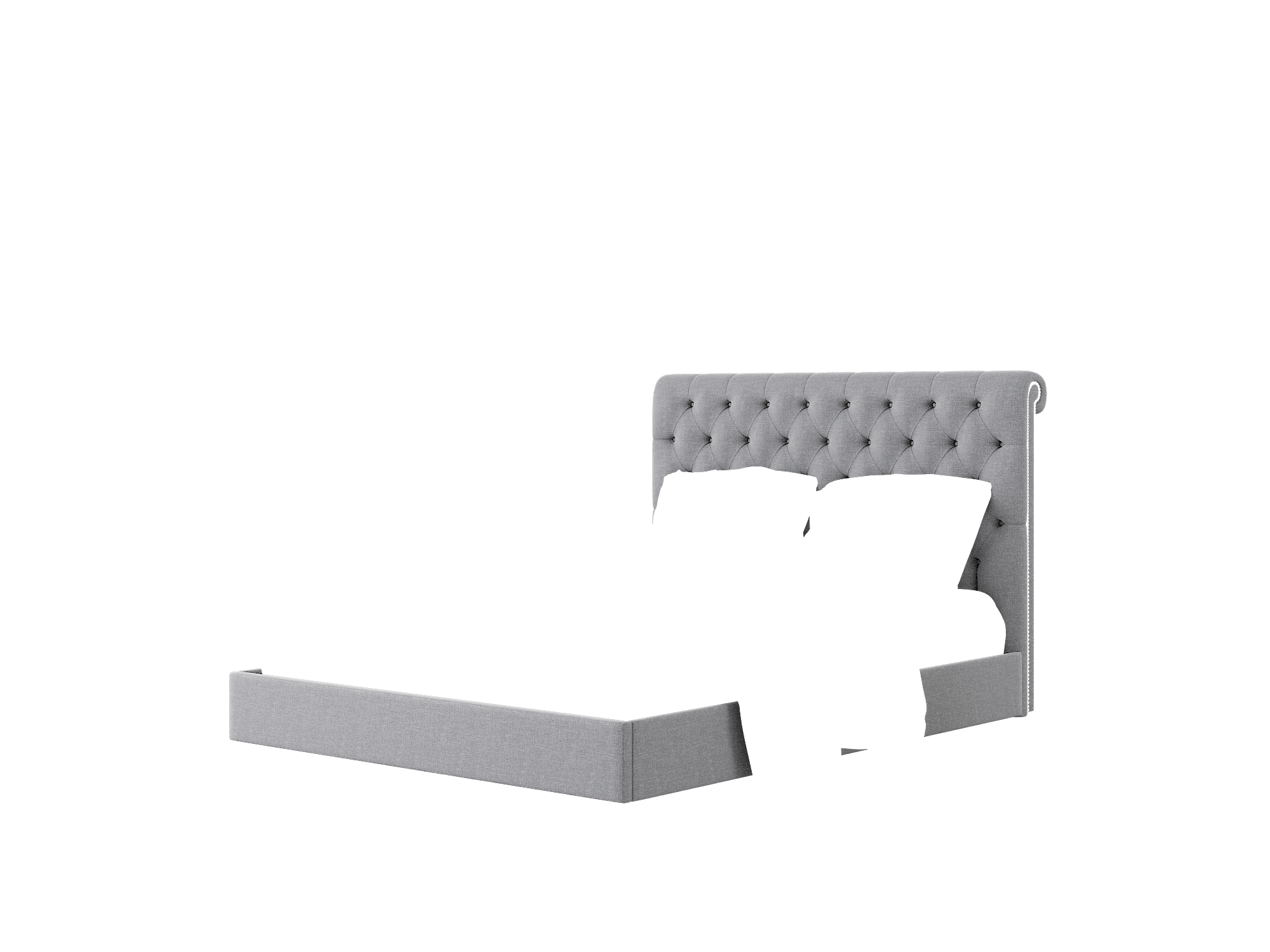 Decima Notion Graphite Bed Queen Room Texture