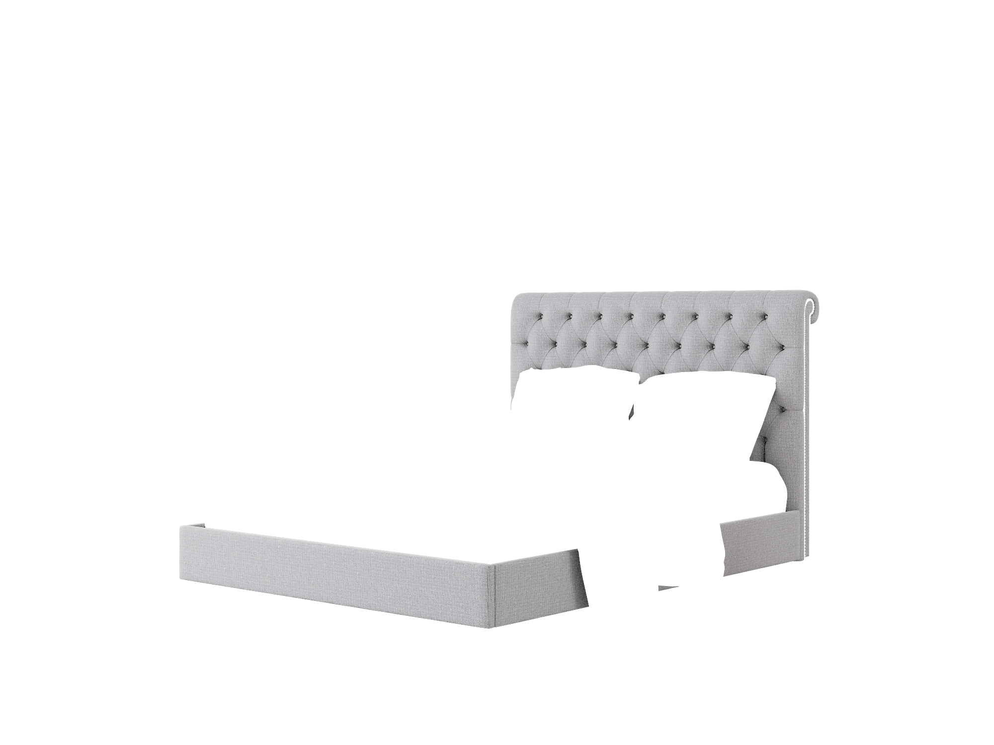 Decima Parker Ash Bed Queen Room Texture