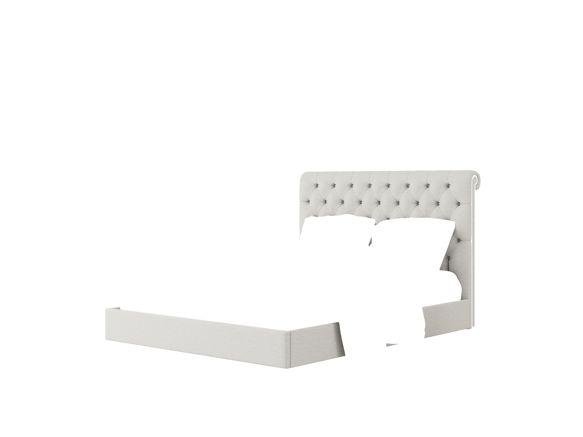 Decima Parker Silver Bed Queen Room Texture