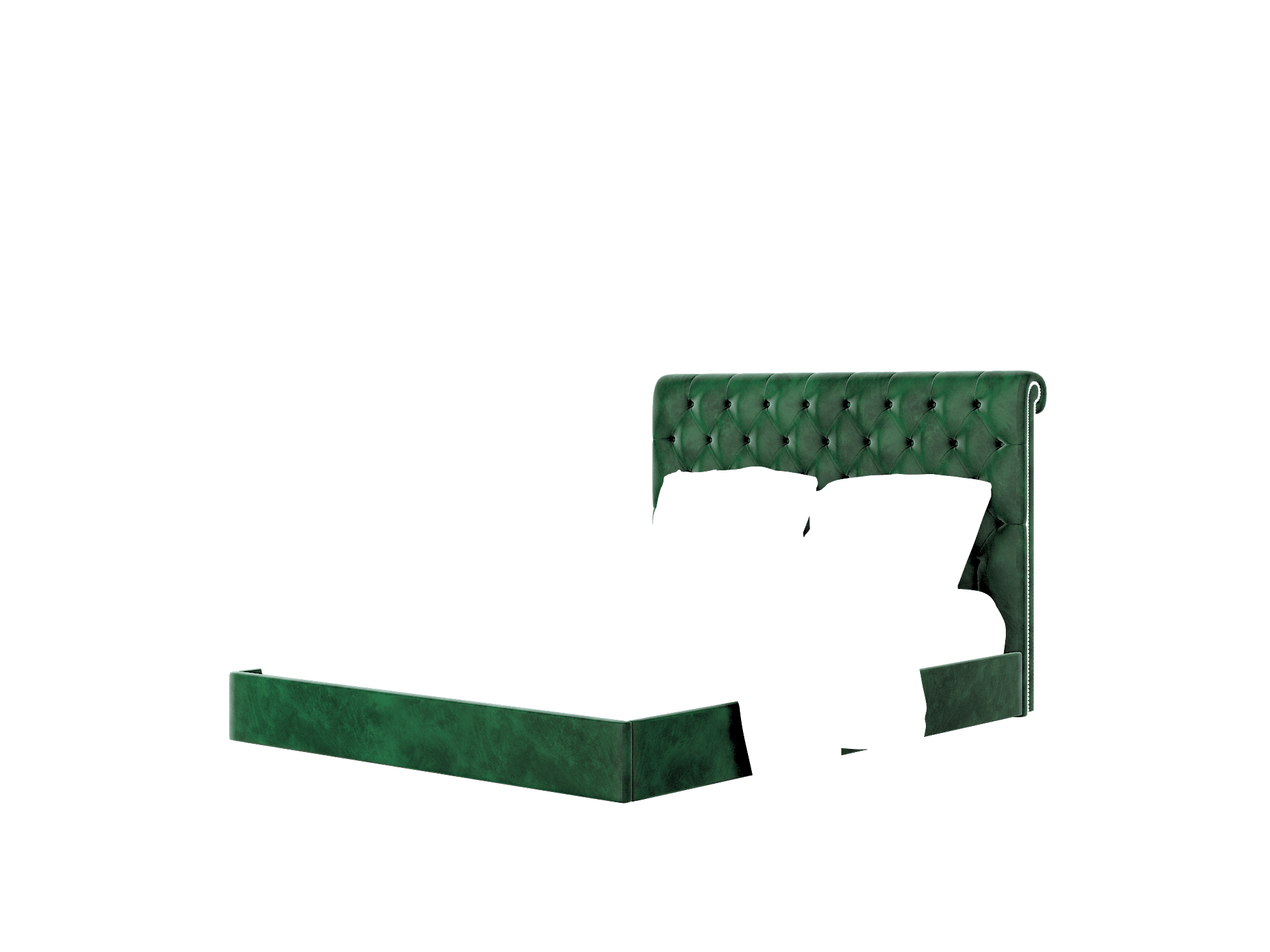 Decima Royale Evergreen Bed Queen Room Texture