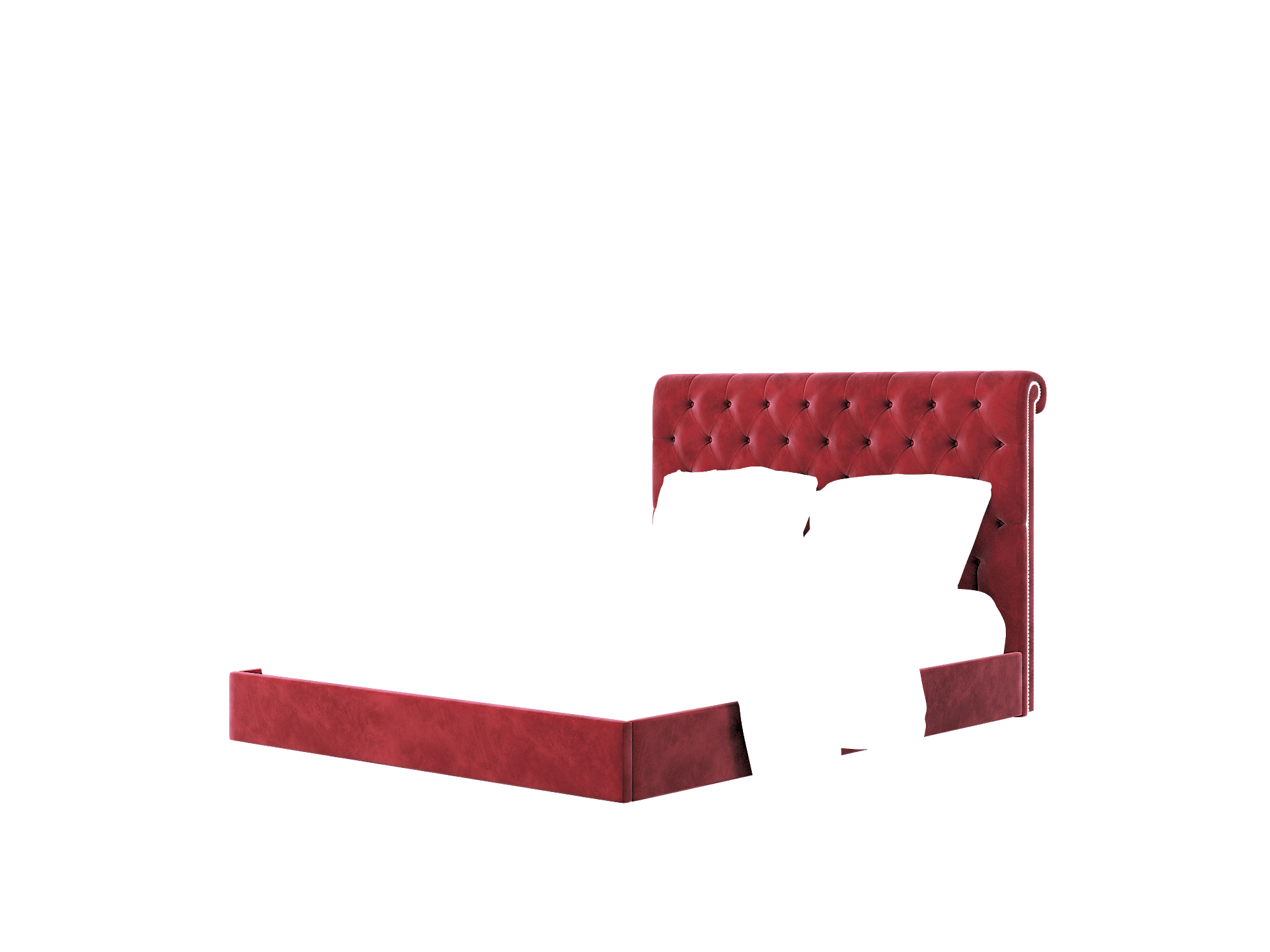 Decima Royale Ruby Bed Queen Room Texture