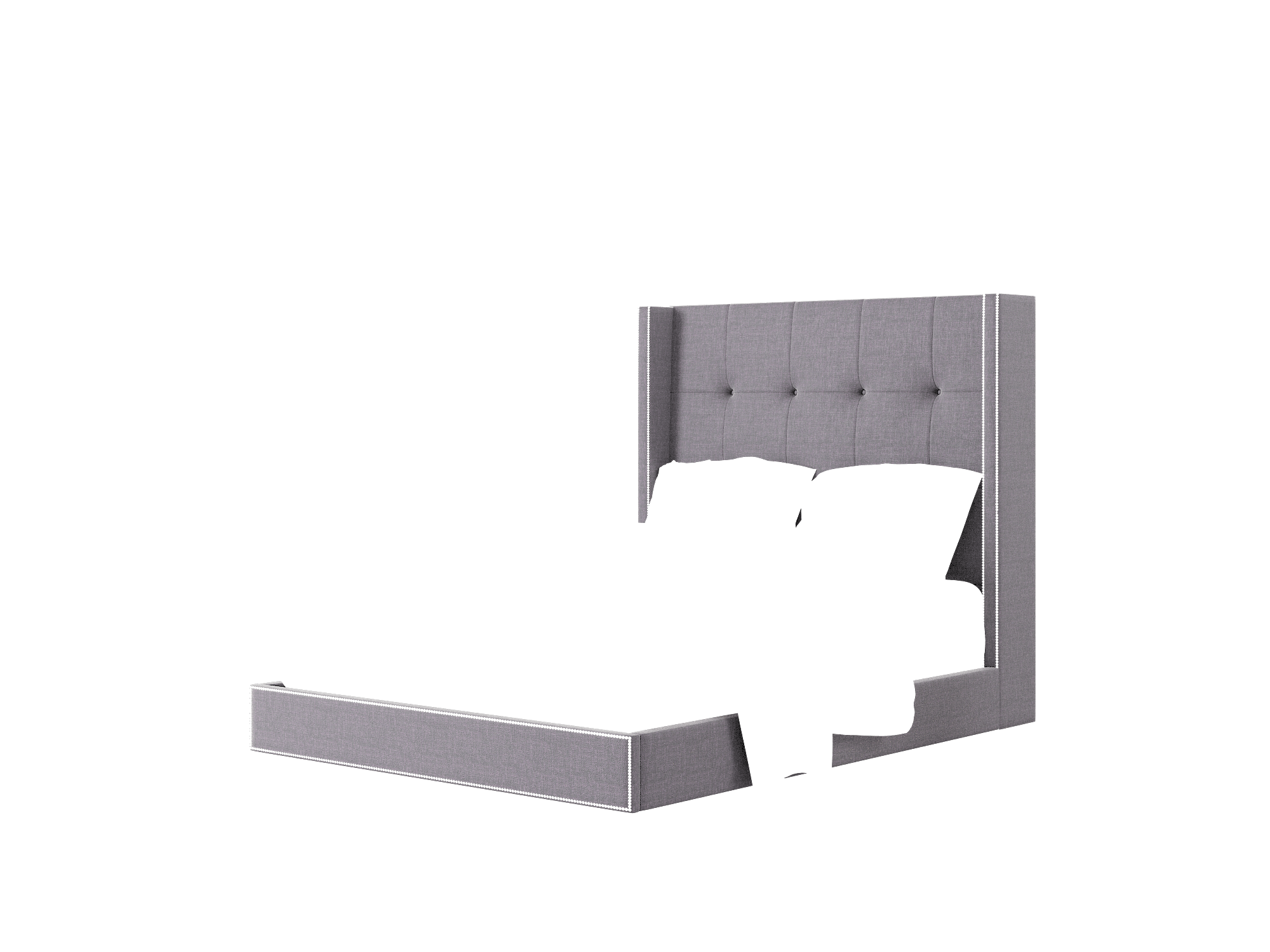 Elias Durham Ink Bed Queen Room Texture