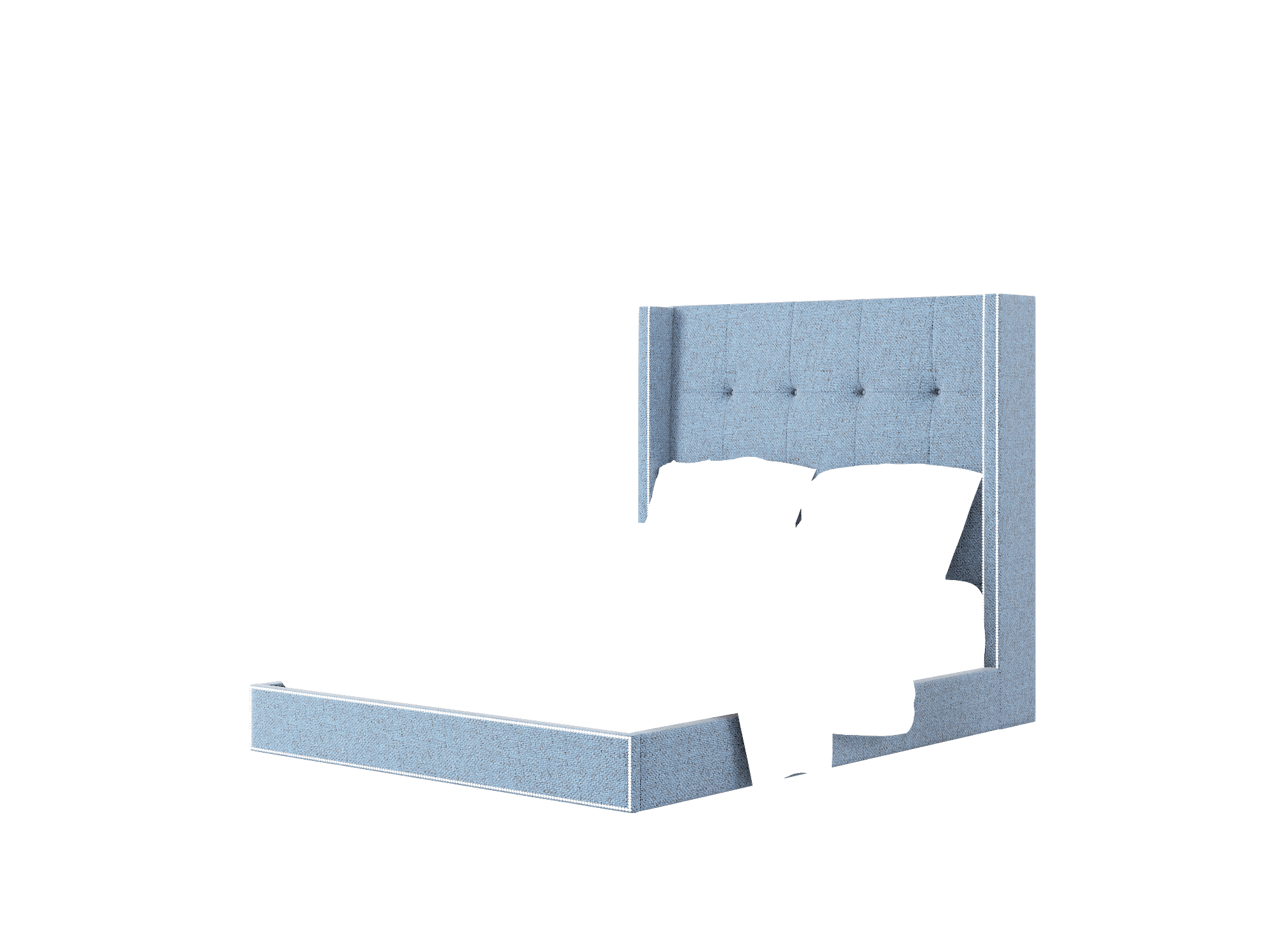 Elias Hepburn Water Bed Queen Room Texture