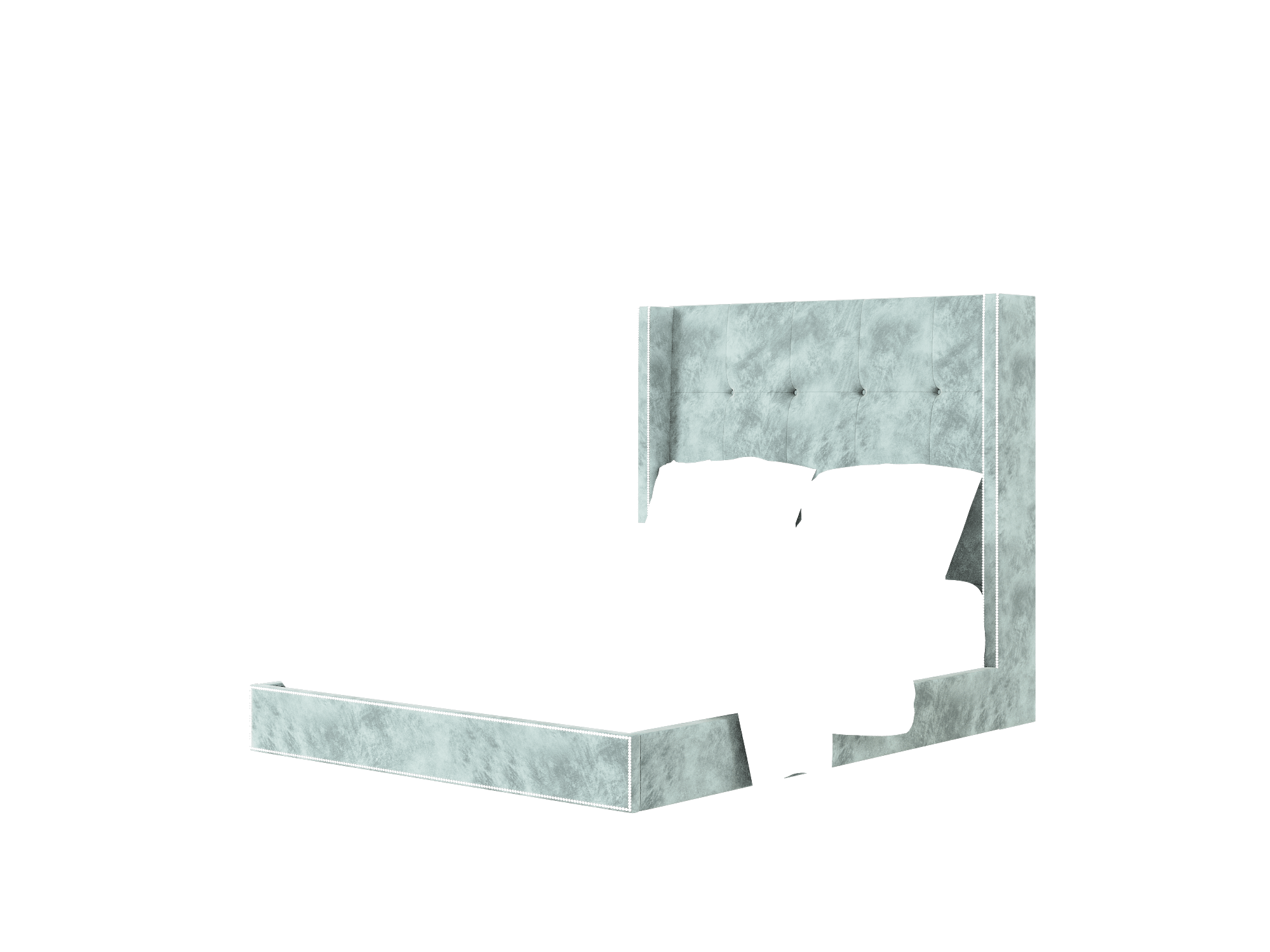 Elias Royale Cloud Bed Queen Room Texture